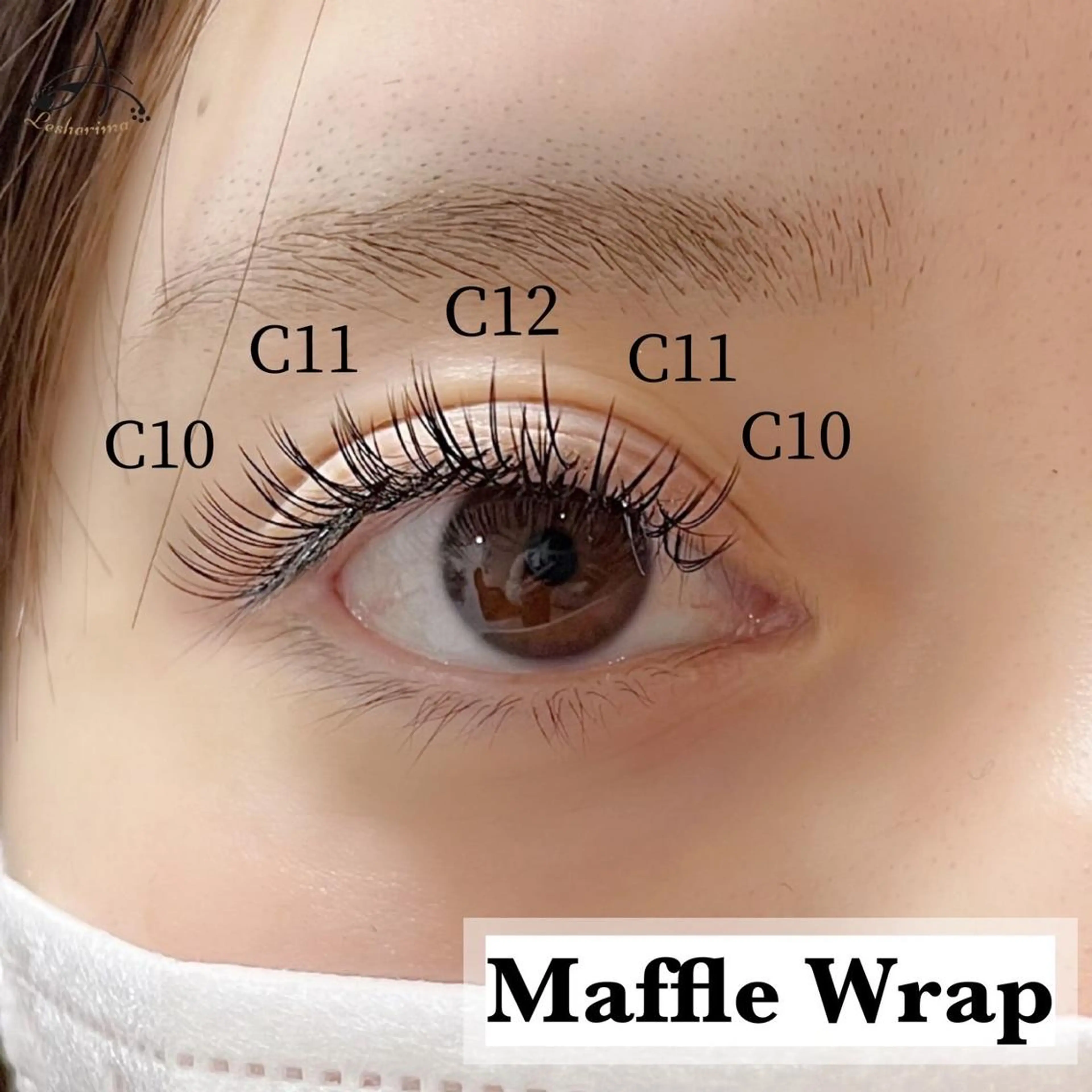 マツエク・マツパ マツエク Lesherima 【amiri】のマツエク・マツパデザイン