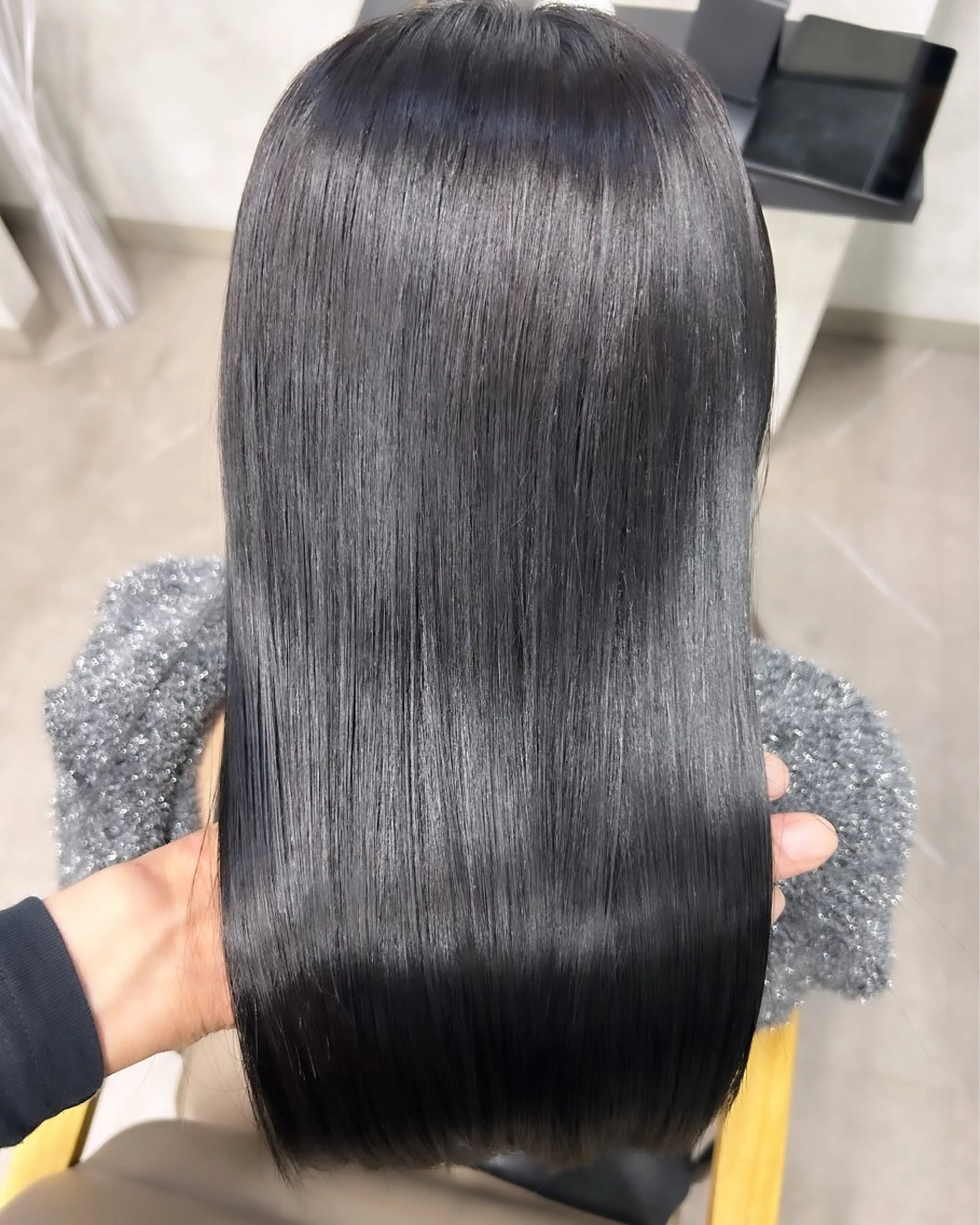 ロング カラー 髪質改善 トリートメント 新宿/美髪矯正 髪質改善/韓国風山本のヘアスタイル