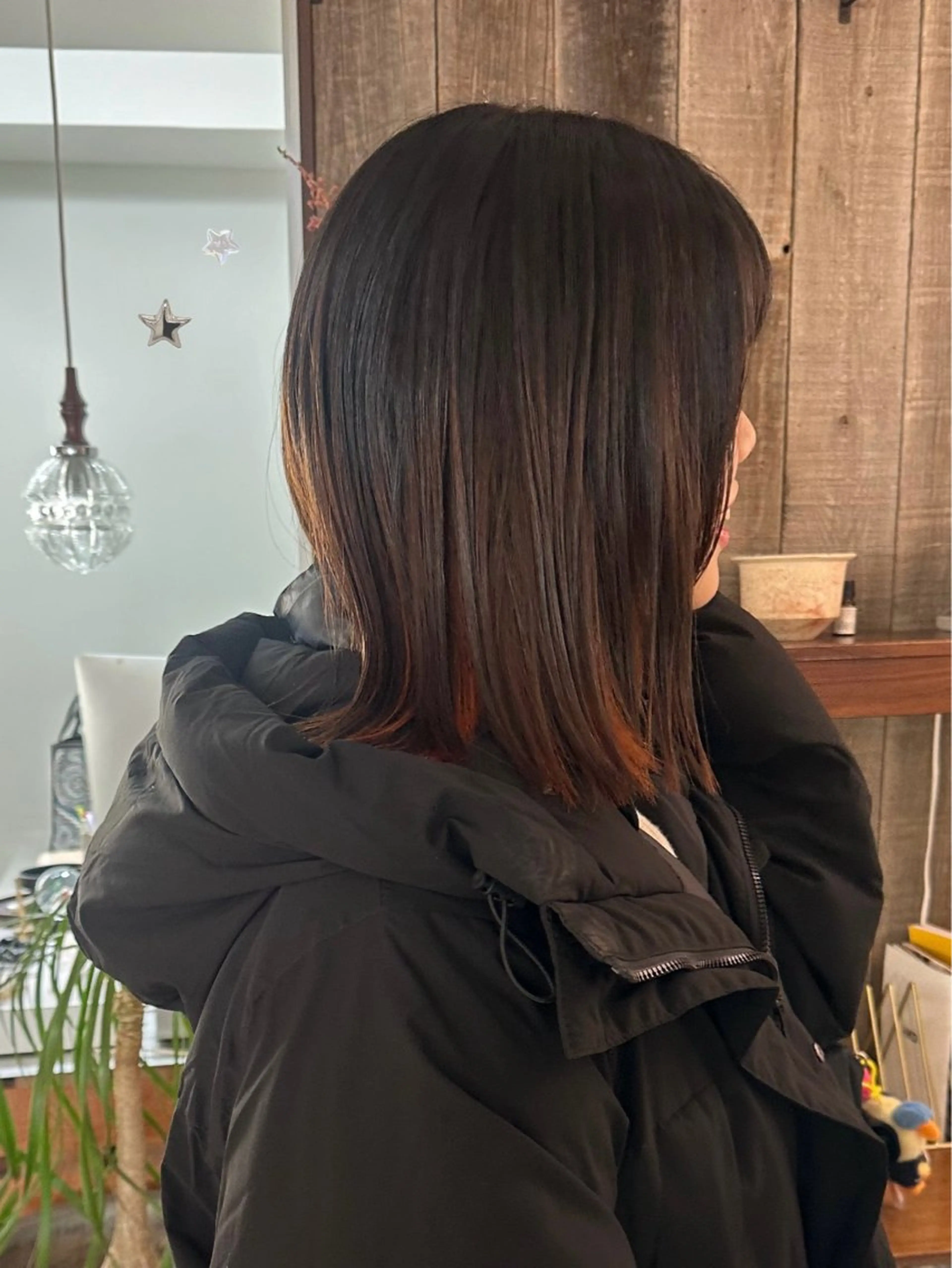 ミディアム カラー 暖色カラー/レイヤー 🌙 オノユリカのヘアスタイル