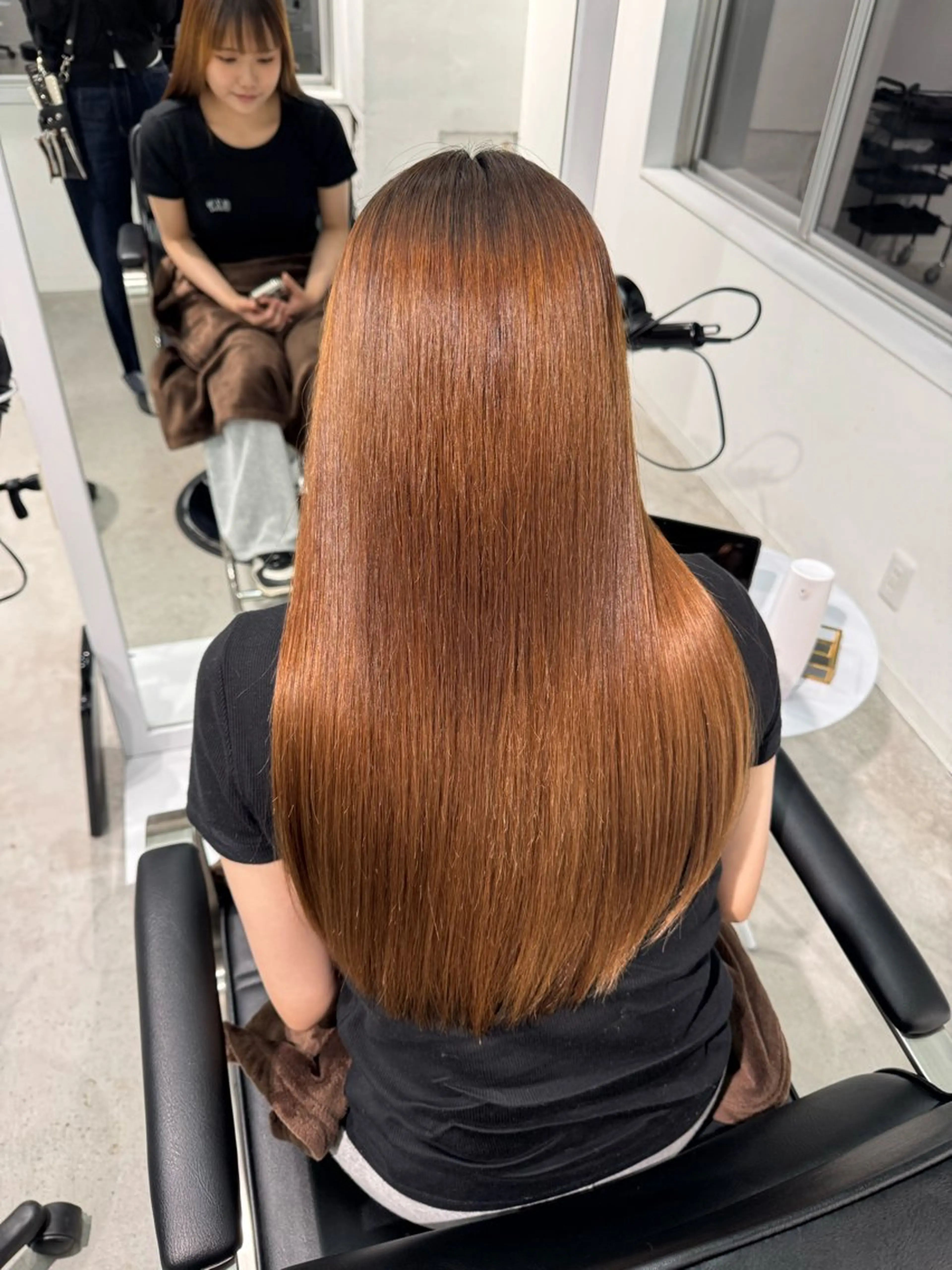 ミディアム 縮毛矯正 縮毛矯正 🪐hikari /似合わせカットのヘアスタイル