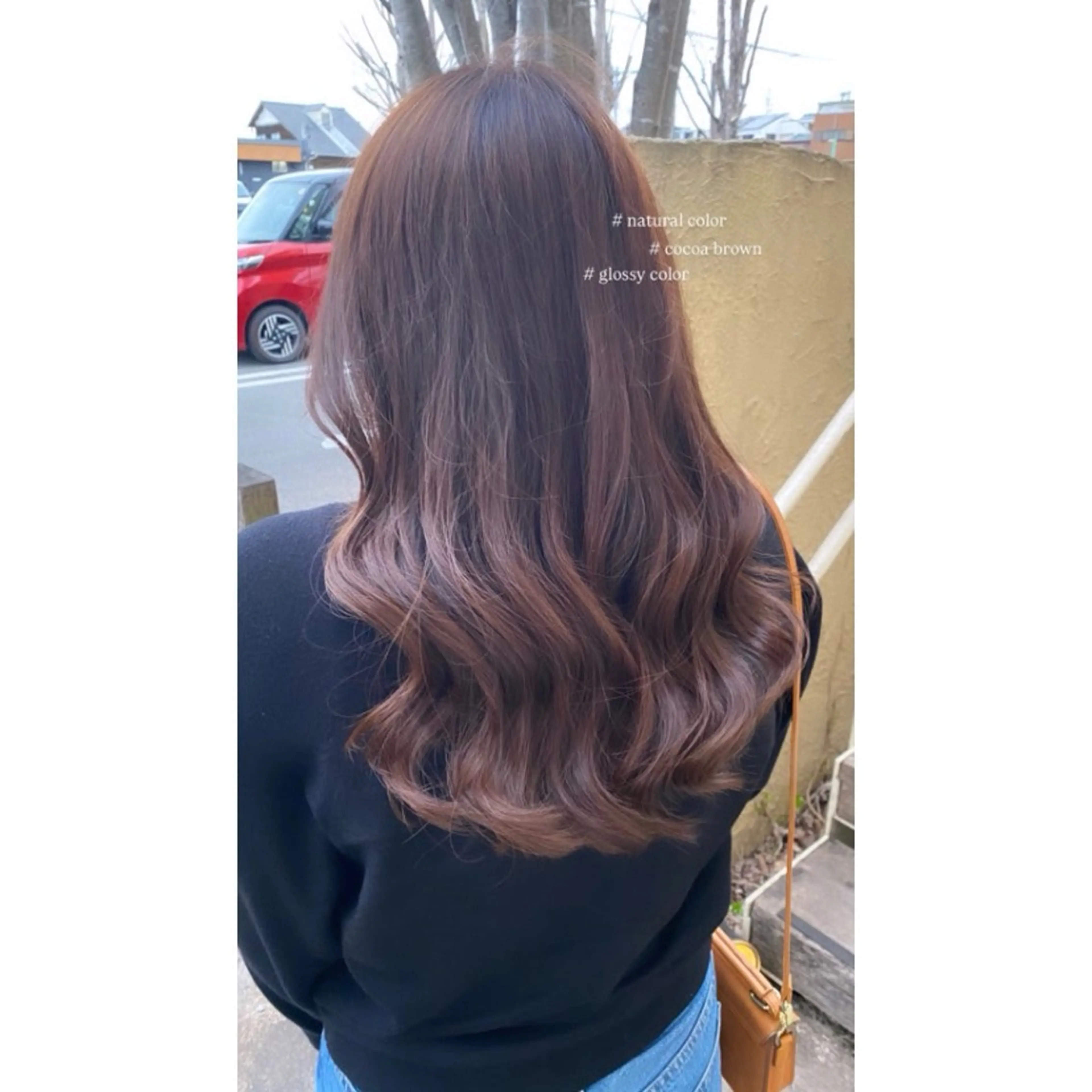 ロング カラー ヘアカラー 艶カラー/縮毛矯正 /豊川/ユキのヘアスタイル