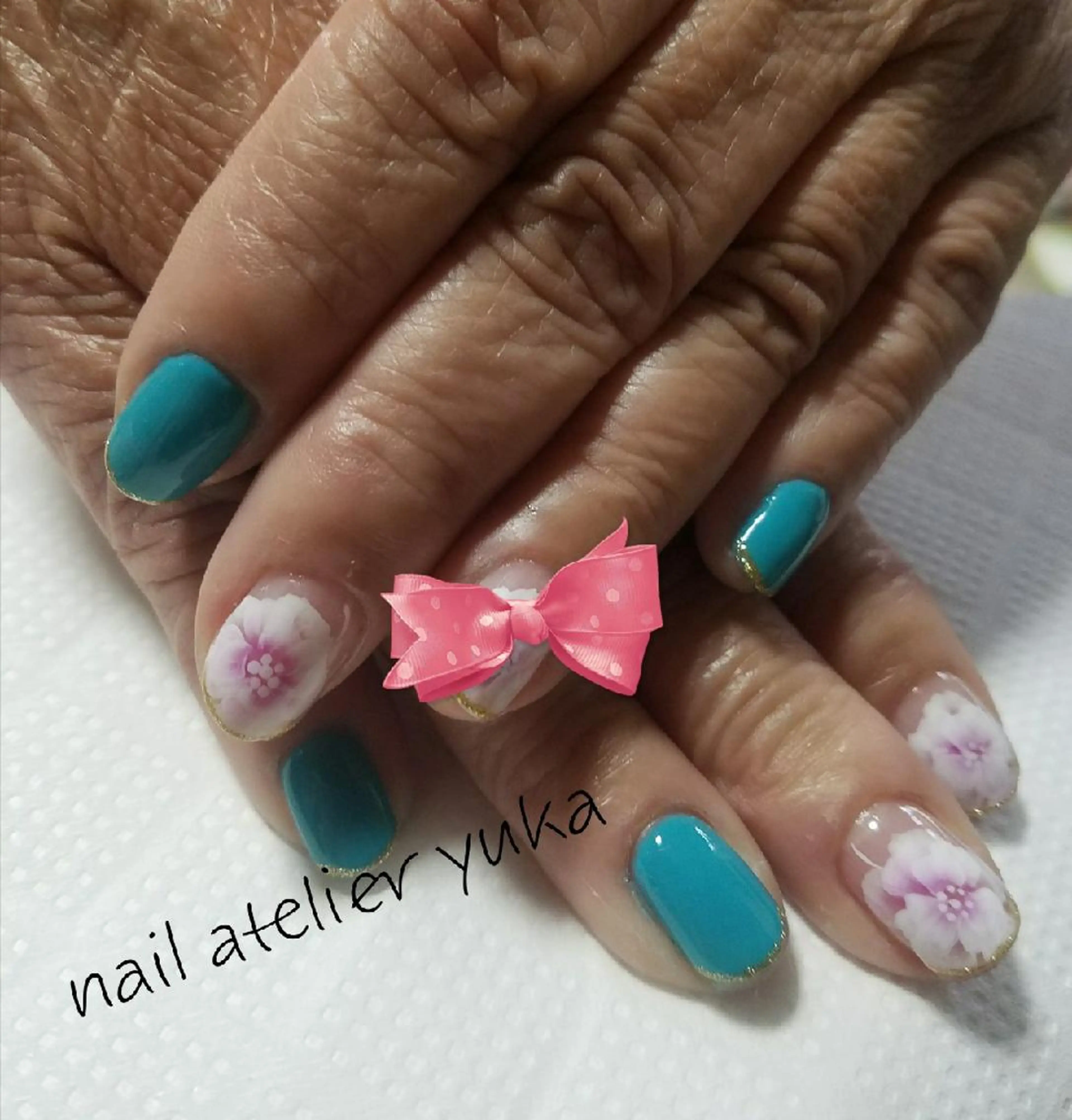 ショート nail atelier yuka所属・❤ yuka❤のネイルデザイン