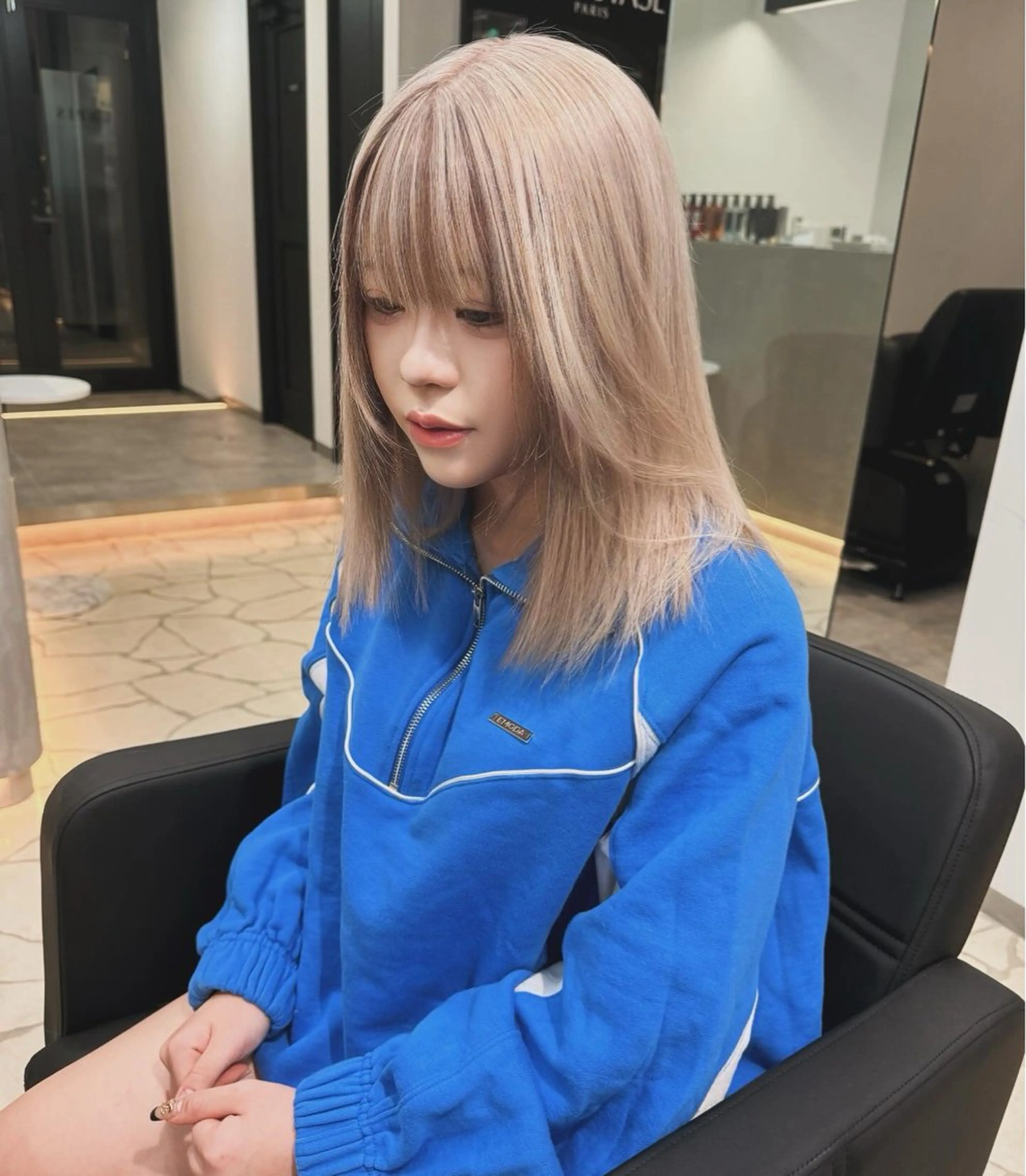 ミディアム カラー エクステの神様 ▫️原島ユウヤ▫️のヘアスタイル