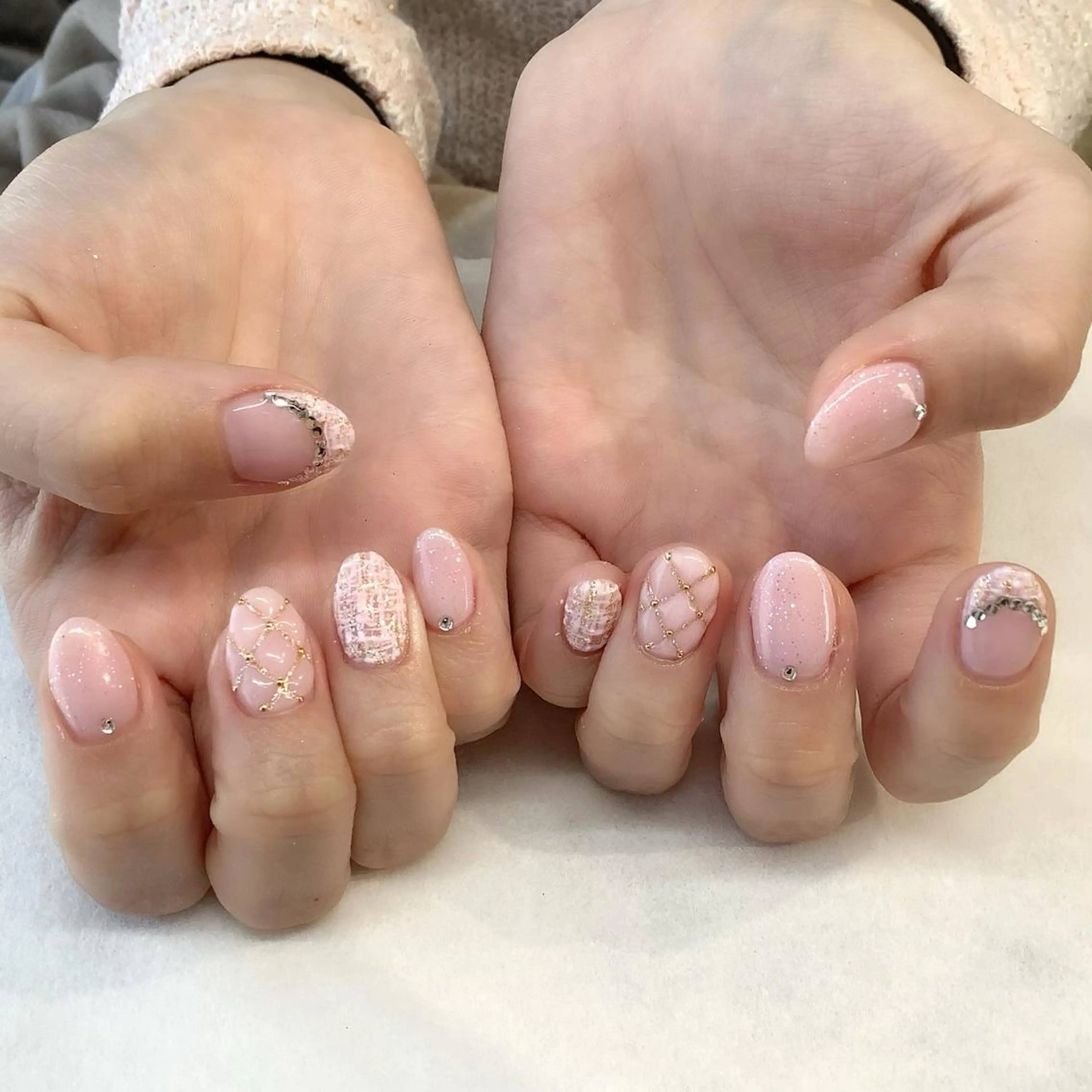 ネイル ハンドネイル 💎🐰 saki. m 🐰💎のネイルデザイン