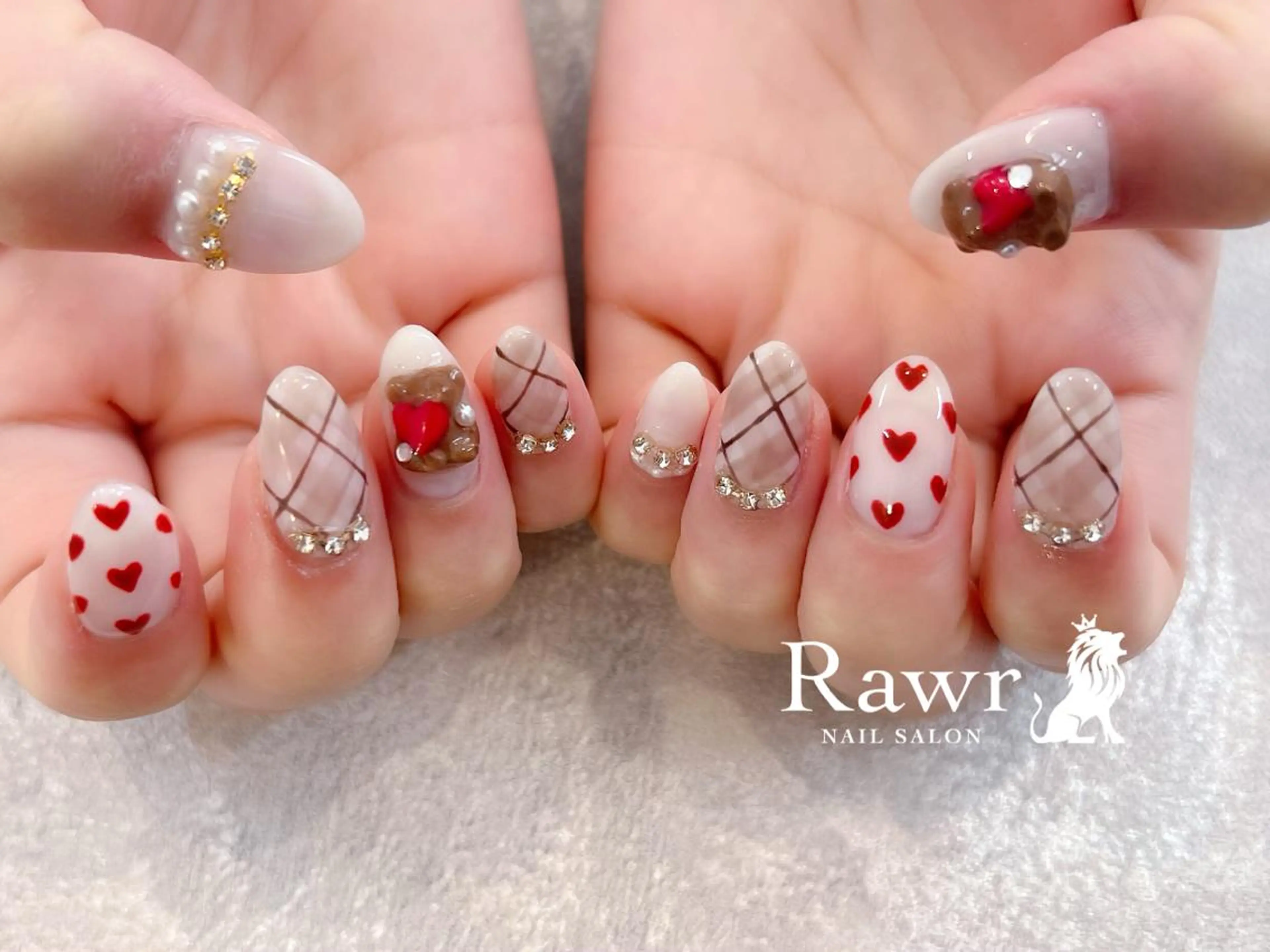 ネイル ハンドネイル Rawr / saoriのネイルデザイン