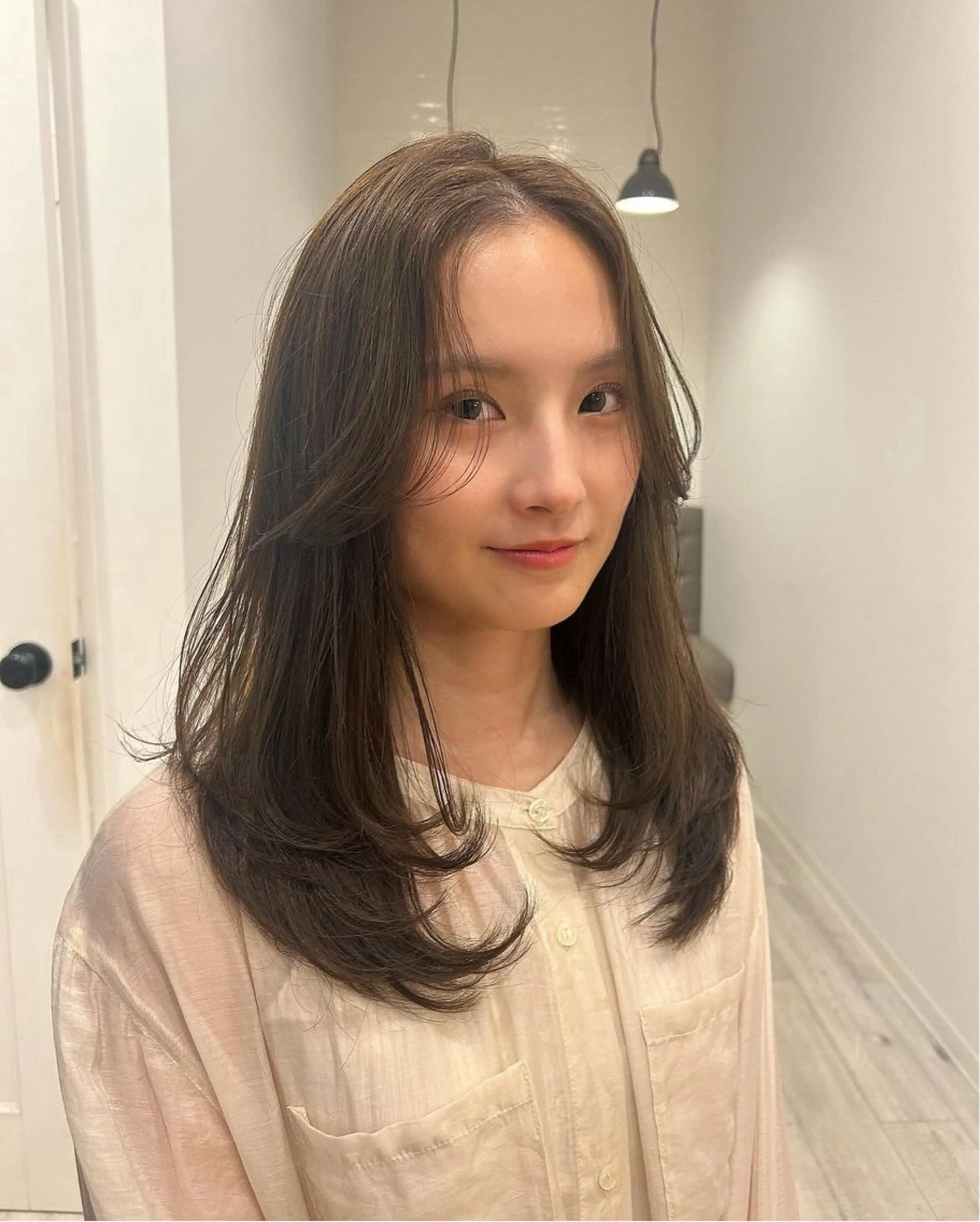 【ご新規様限定価格/人気No.1💫】 カット＋艶カラー＋オージュアトリートメント 🎀の写真