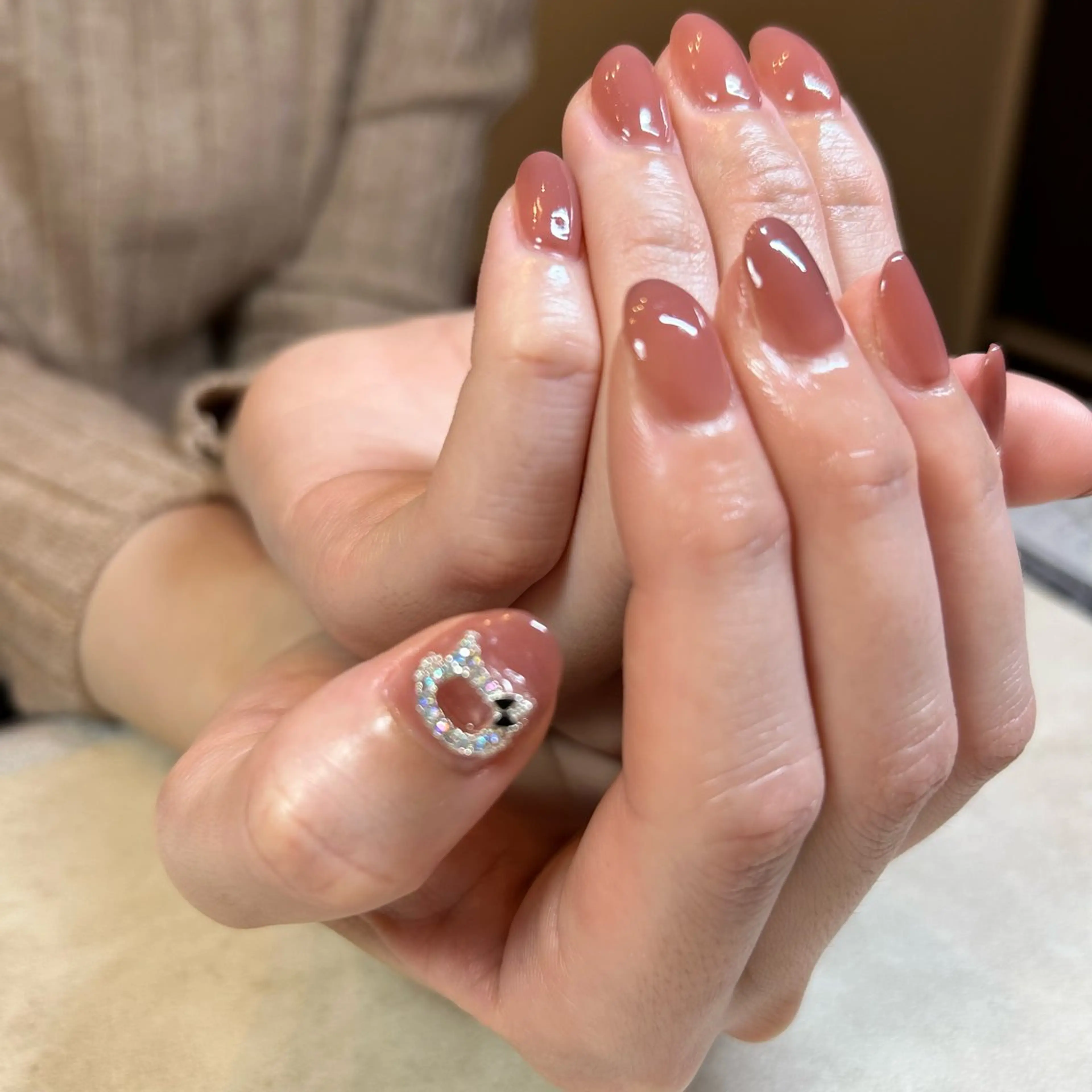 ミディアム ハンドネイル Nail R _mikuのネイルデザイン