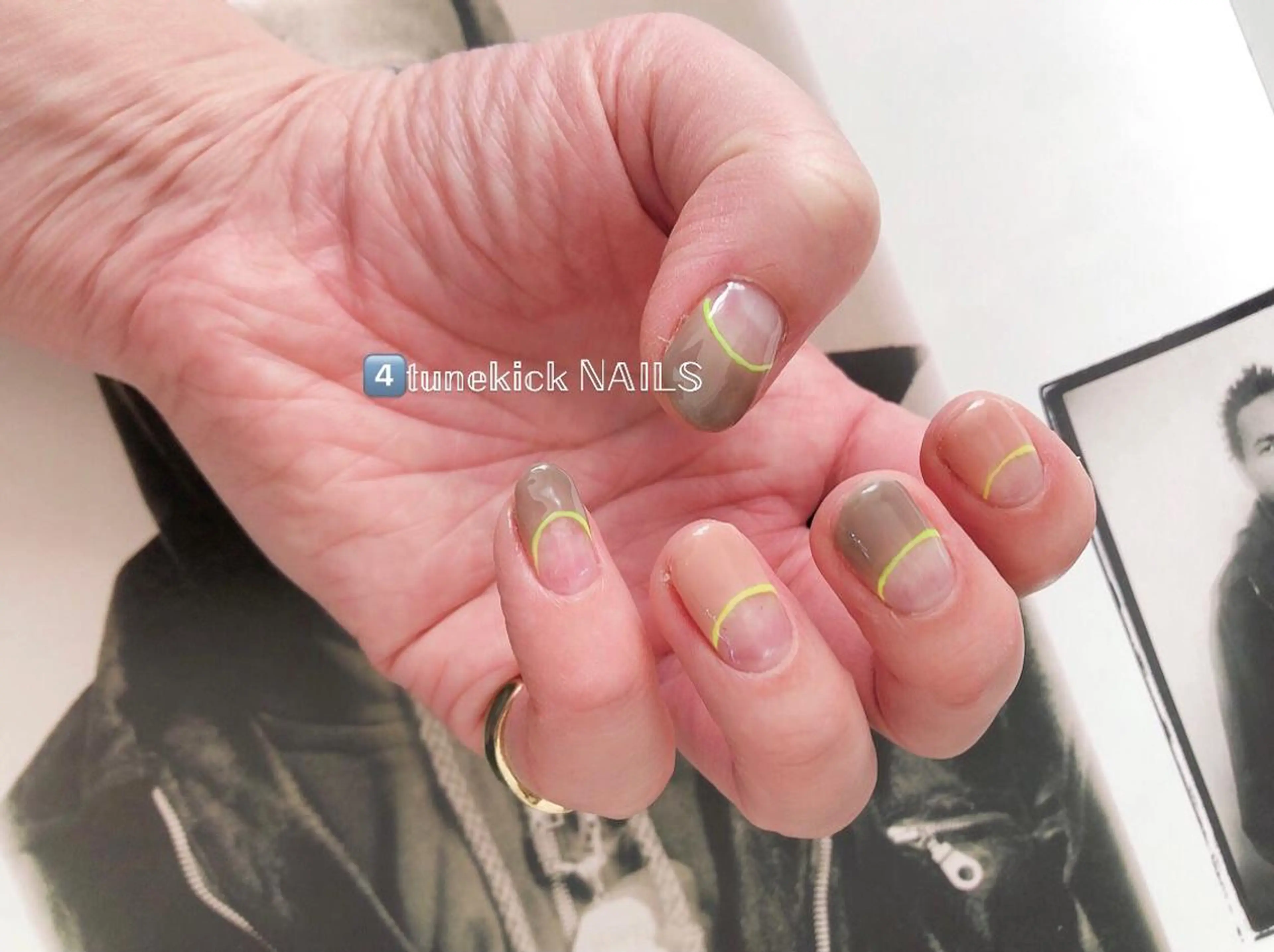 ネイル フレンチネイル 4tunekick NAILS(フォーチュンキックネイルズ)所属・光森 淳子のネイルデザイン