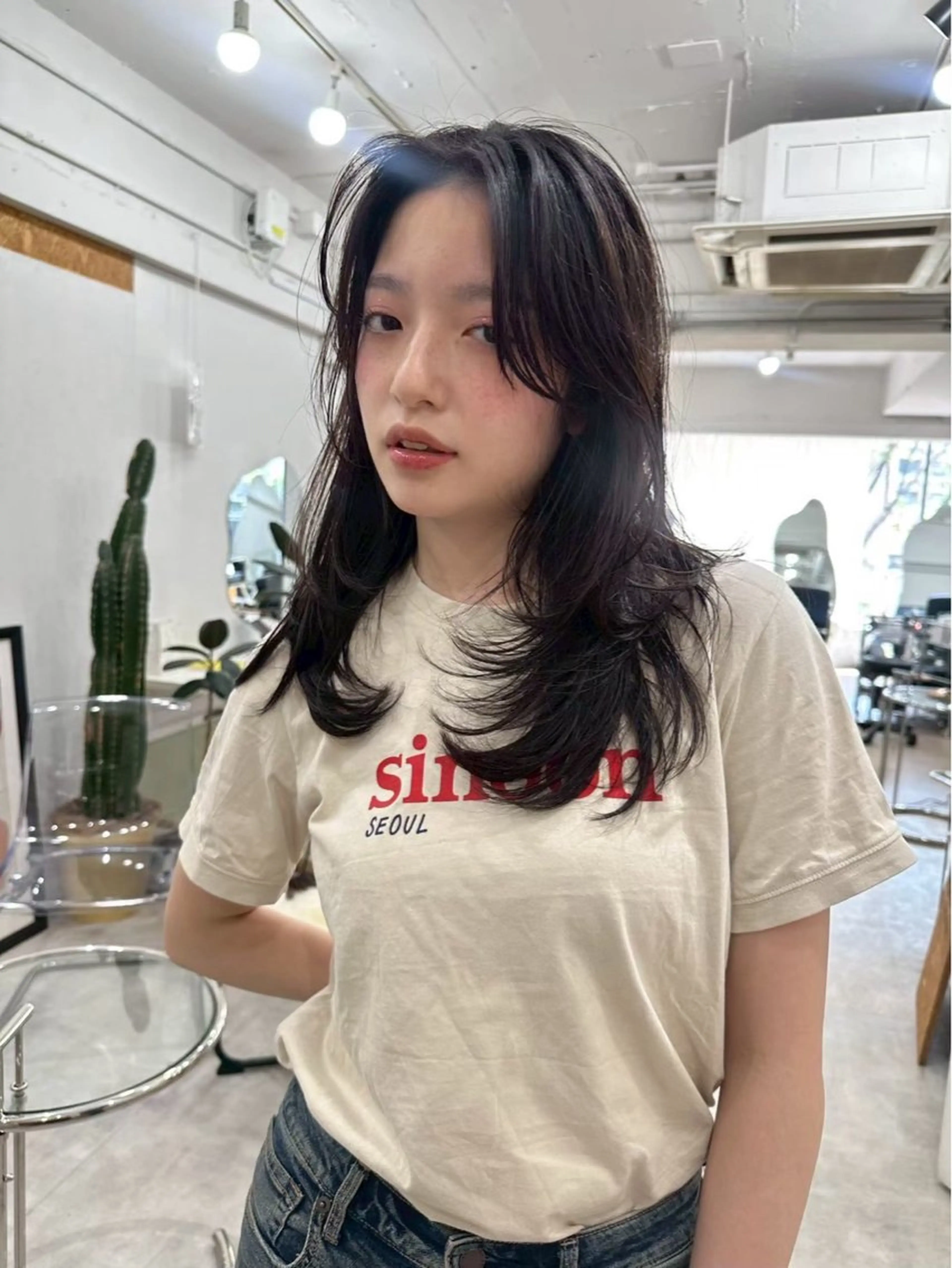 ロング 松谷 瑞姫のヘアスタイル