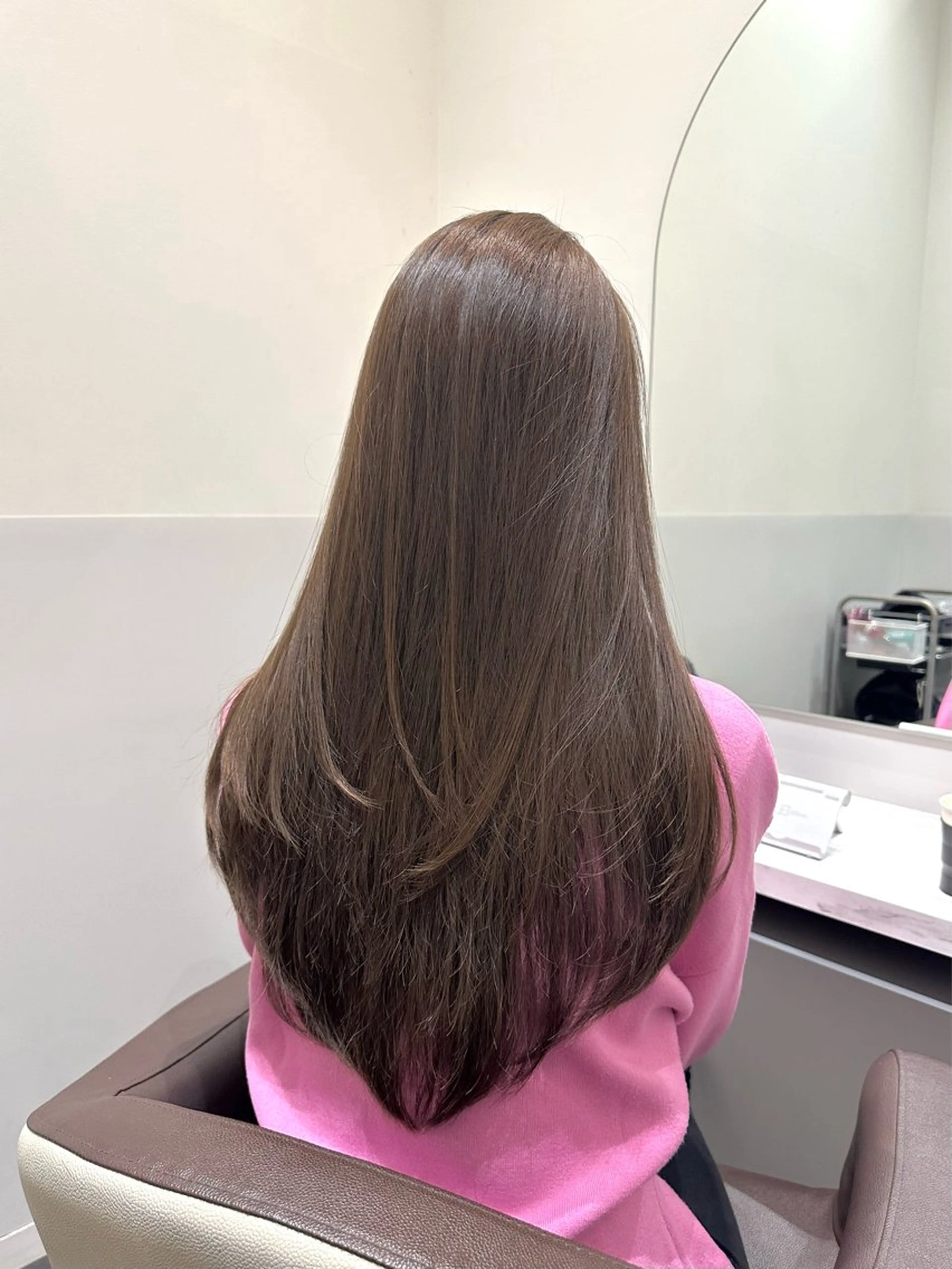 ロング カラー ベージュカラー ブリーチ ケアカラー ブリーチなしカラー レイヤーカット ヘアカラー トリートメント LUMO所属・矢野 晃平のヘアスタイル