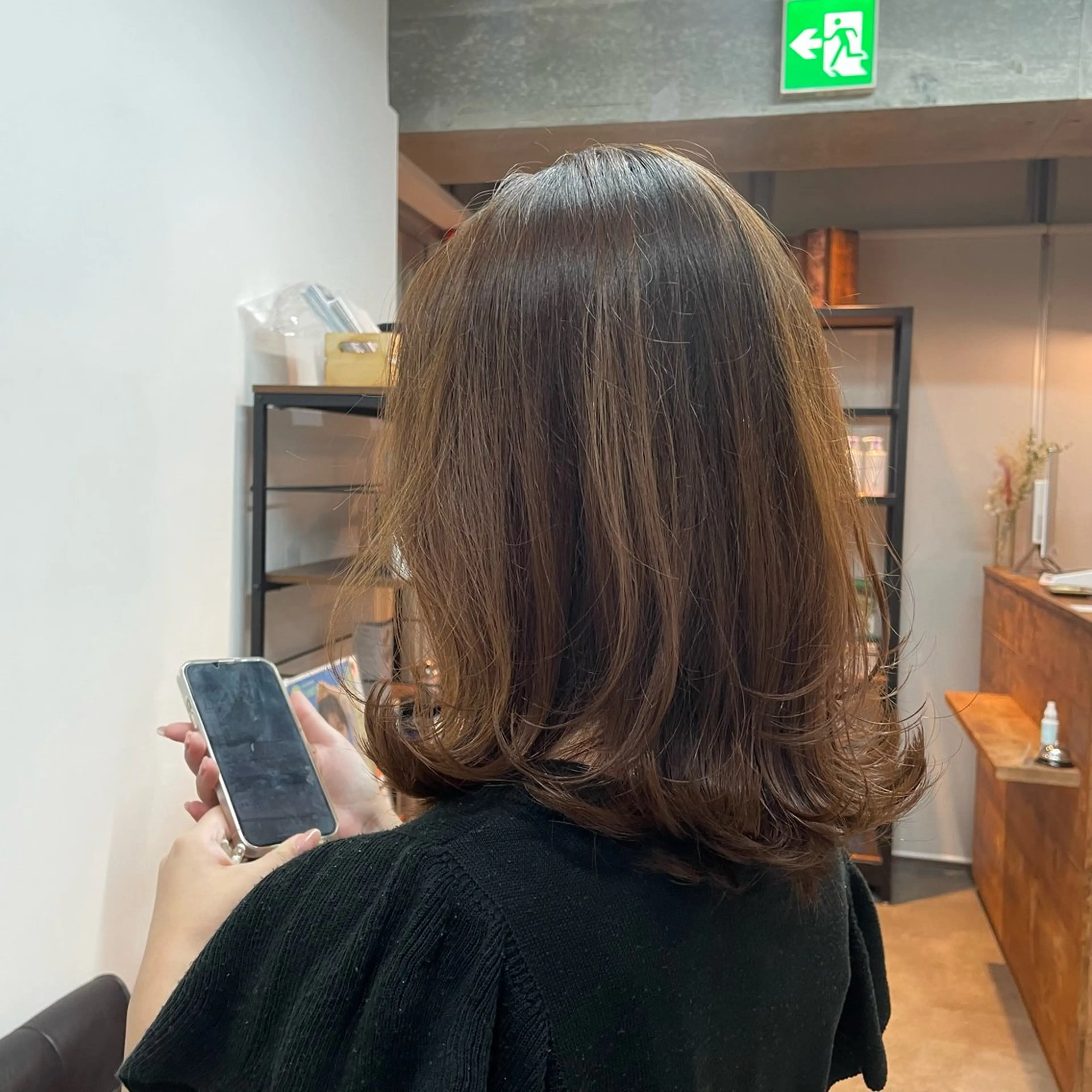 ミディアム R i k o🫧 艶髪のヘアスタイル