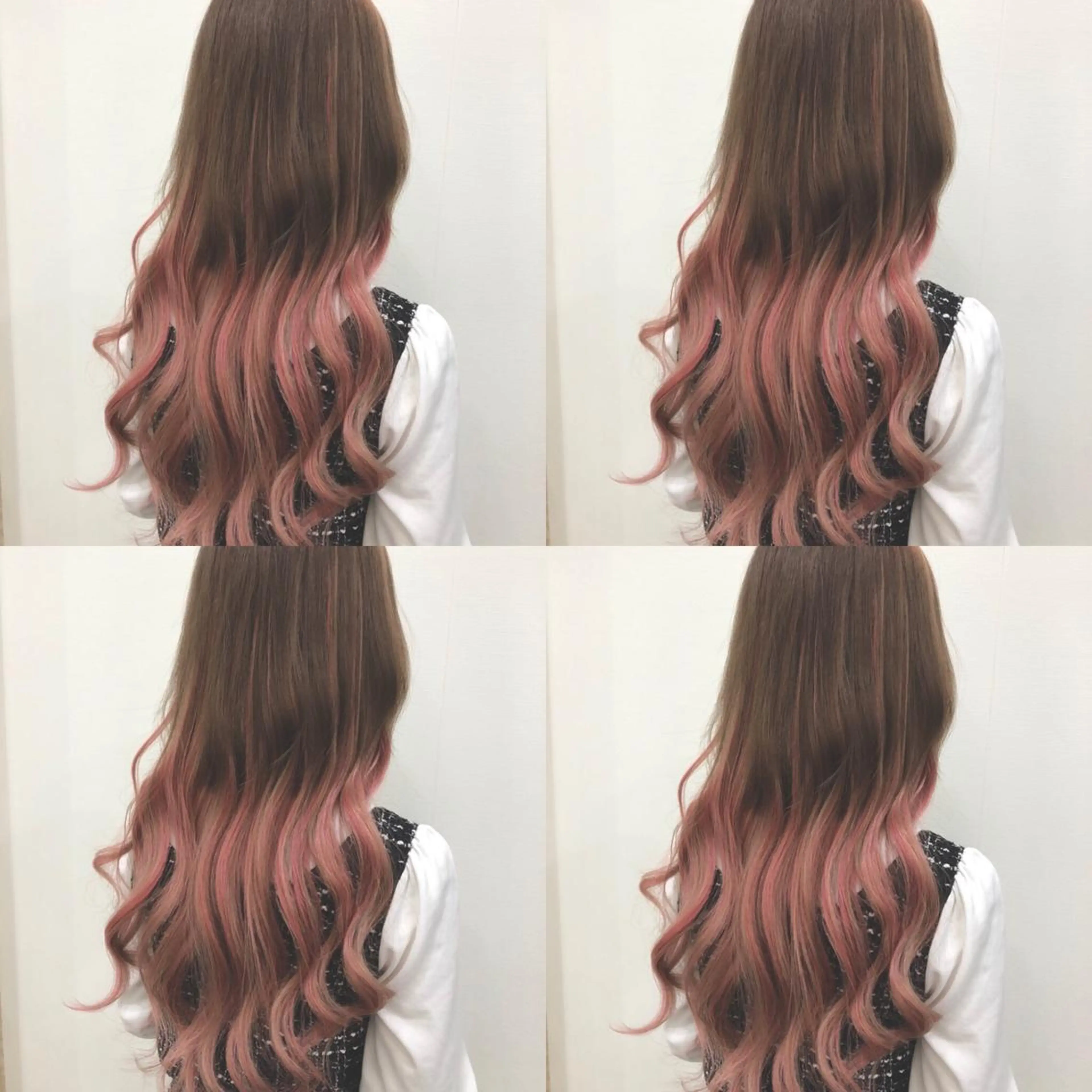 ロング カラー グラデーションカラー ピンクカラー 🌷MAYU 🌷のヘアスタイル
