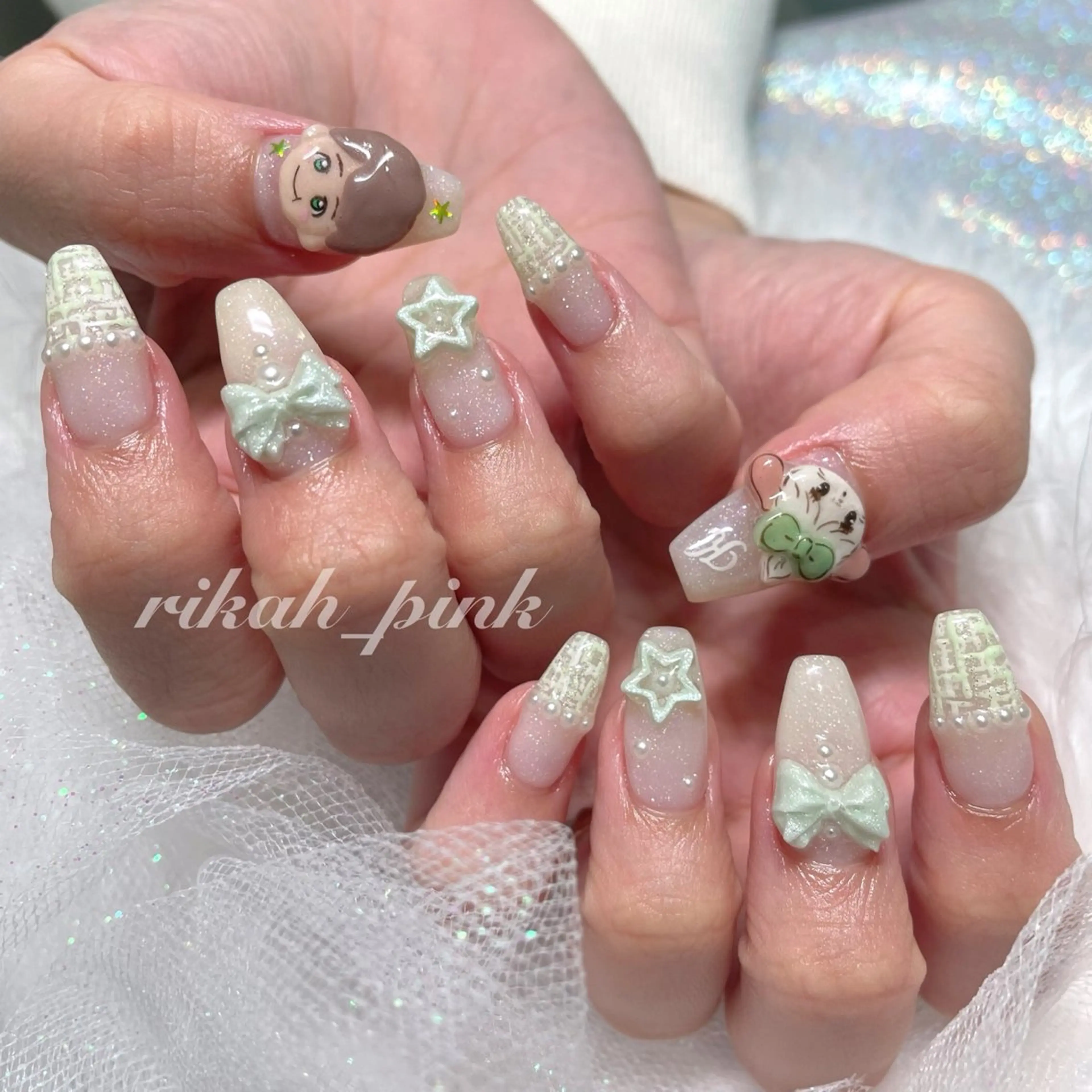 ネイル GO TODAY シェアサロン 新宿Gratia所属・rika.H🦋 個性派スカルプネイルのネイルデザイン