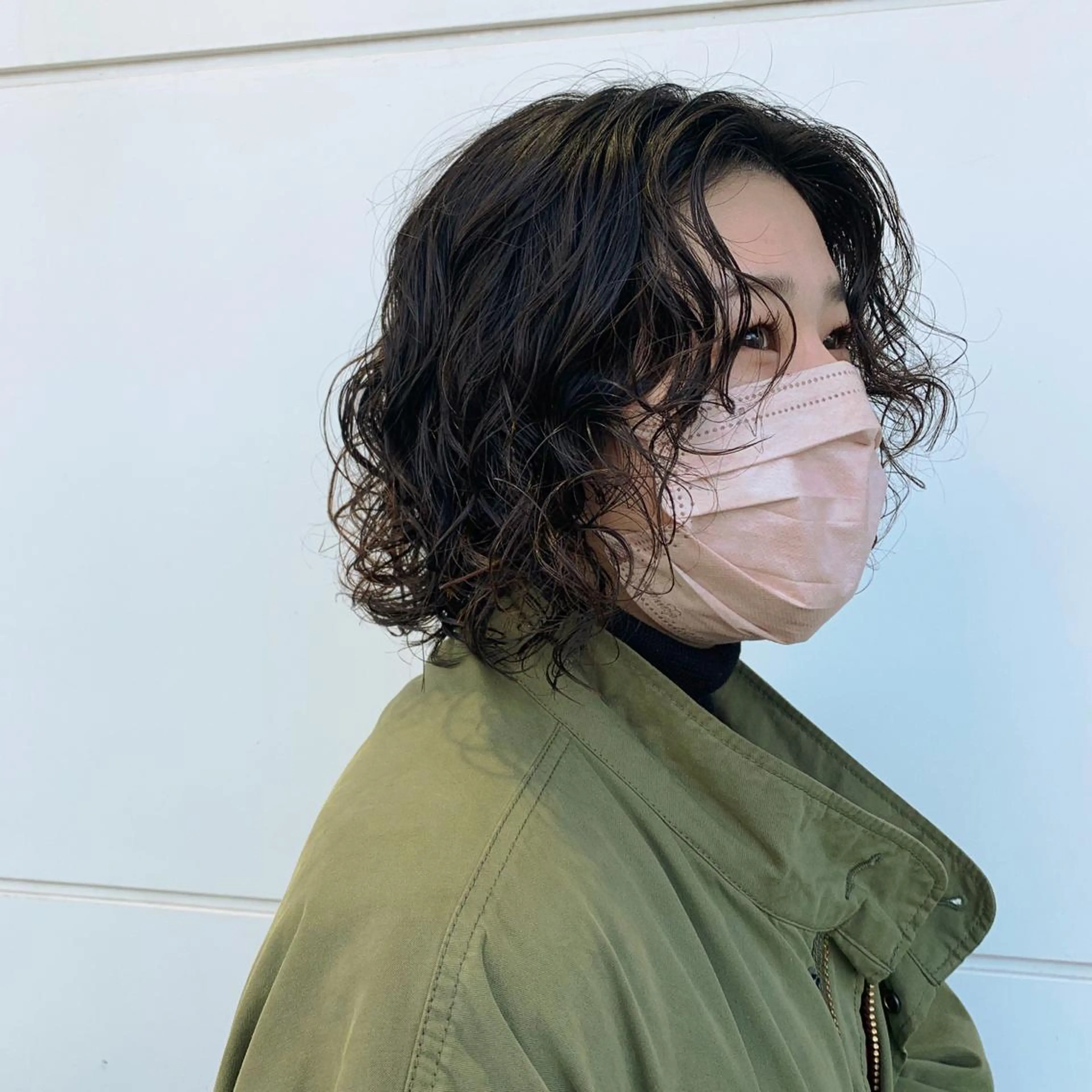 ショート パーマ カット パーマ トリートメント カトウ ユウカのヘアスタイル