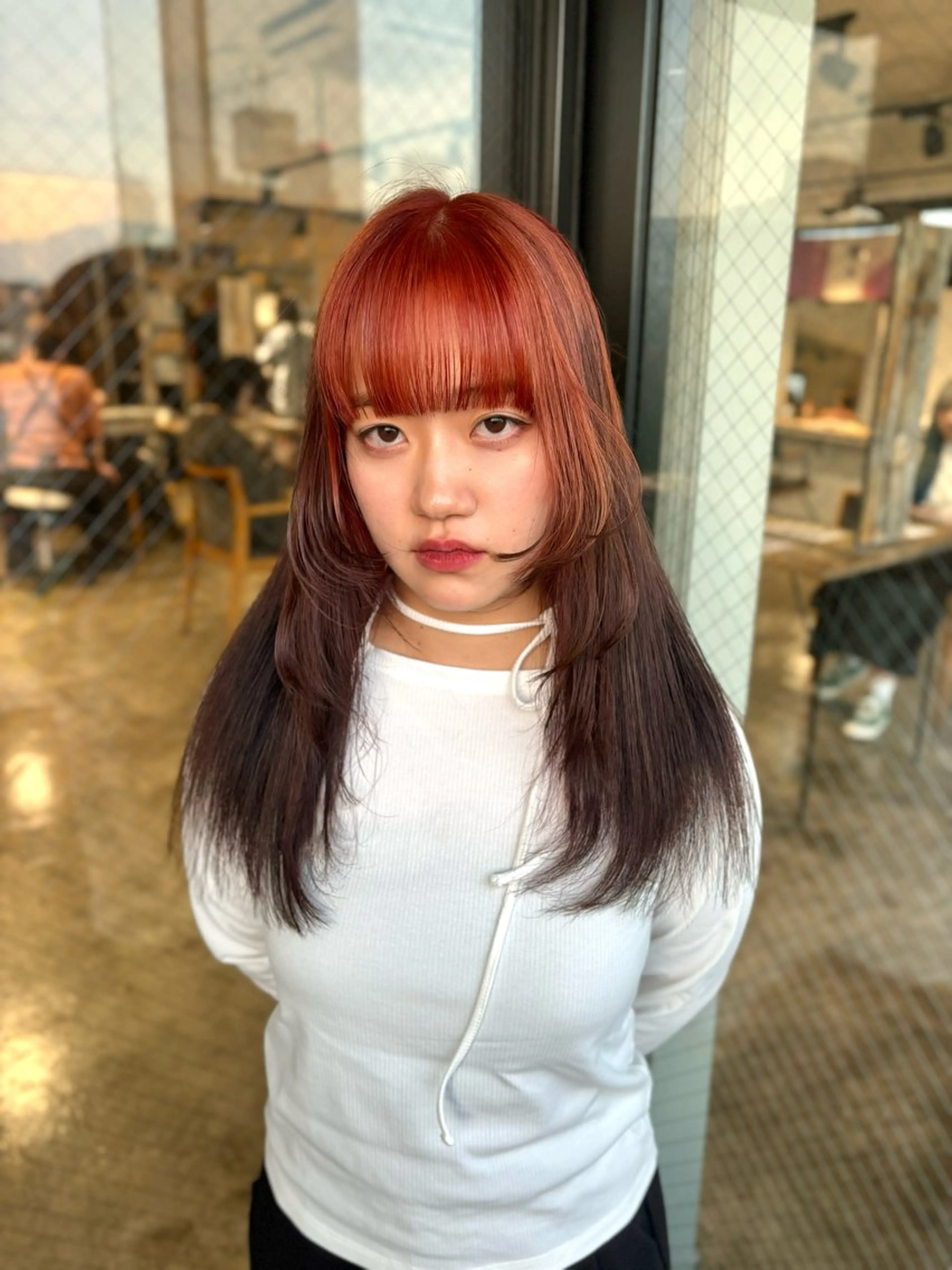 カラー 💫miyu💫デザ インカラー/アレンジのヘアスタイル