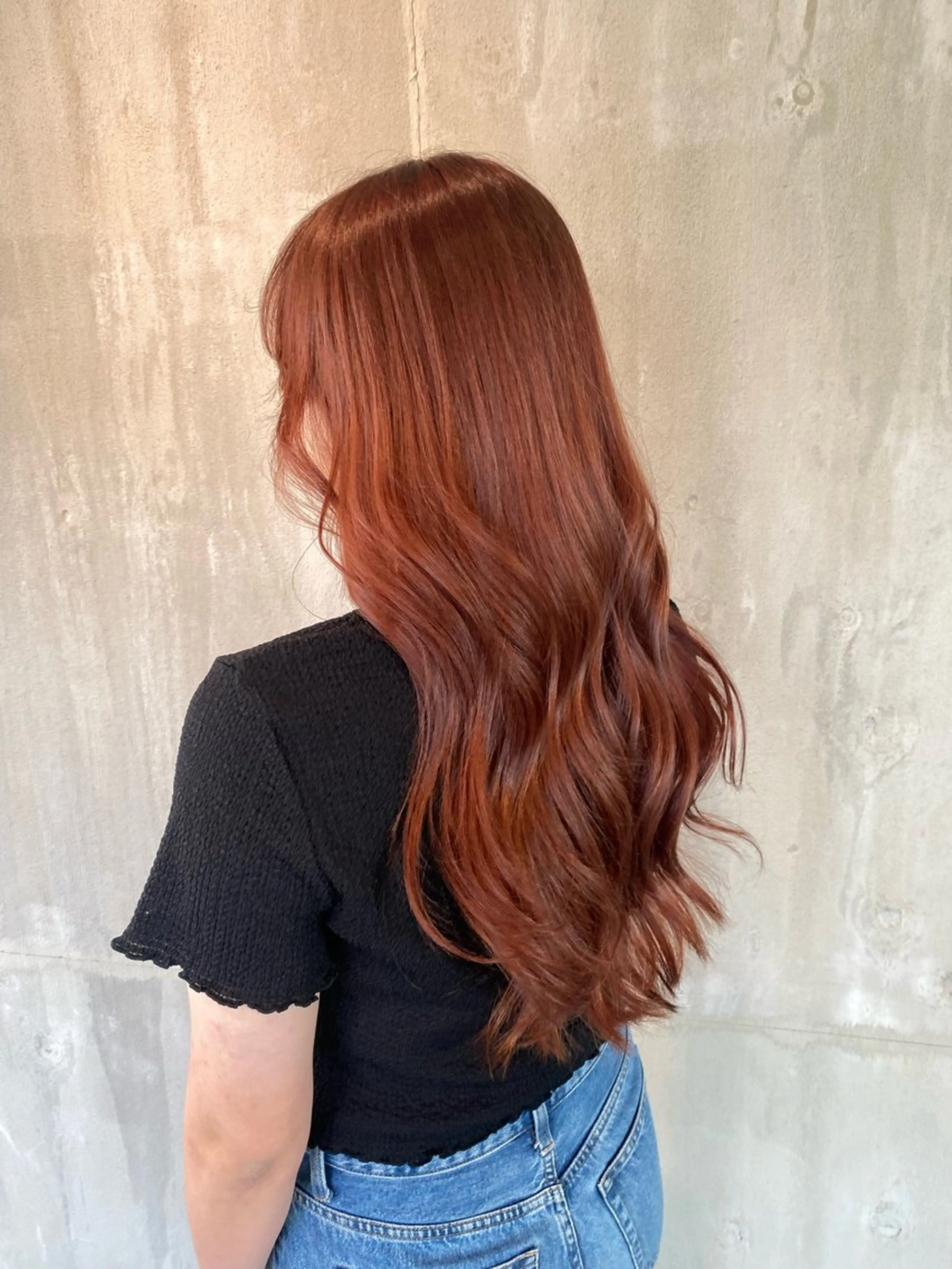 ロング カラー ヘアカラー トリートメント 透明感カラー 天羅のヘアスタイル