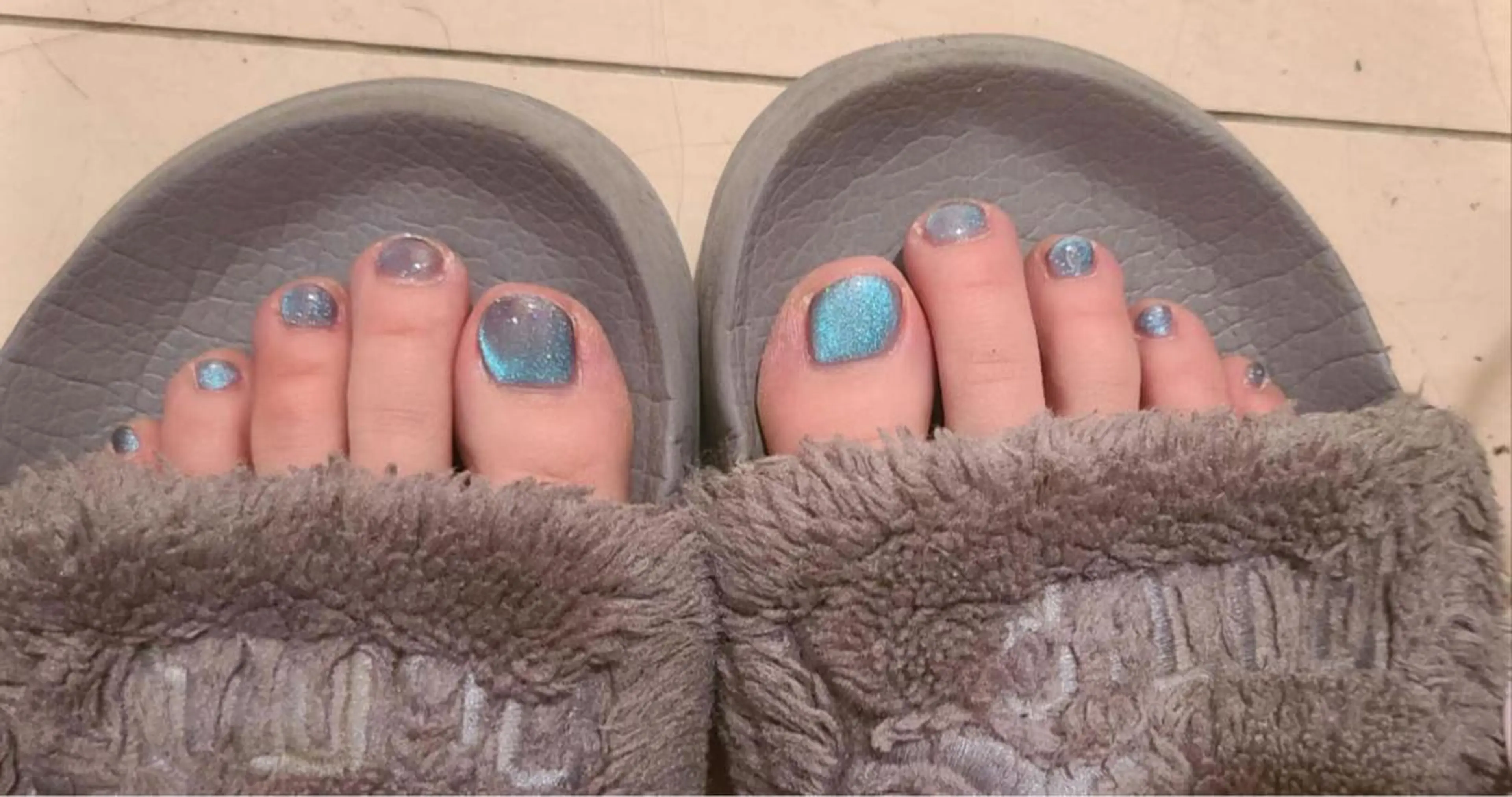 ★フットネイル マグネットワンカラーの写真