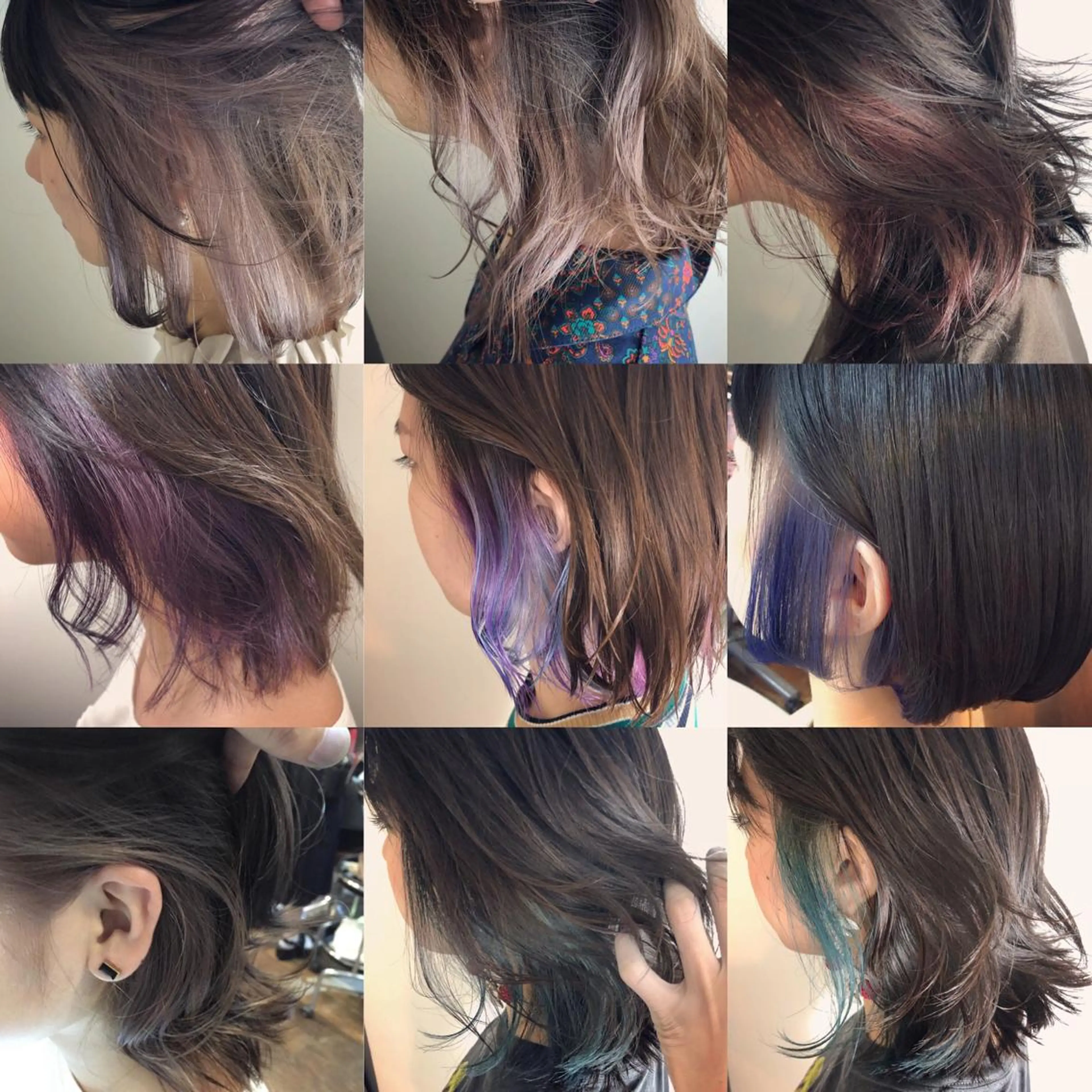 ミディアム カラー カット ヘアカラー トリートメント 原宿サロン代表 デザインカラー伊藤卓のヘアスタイル