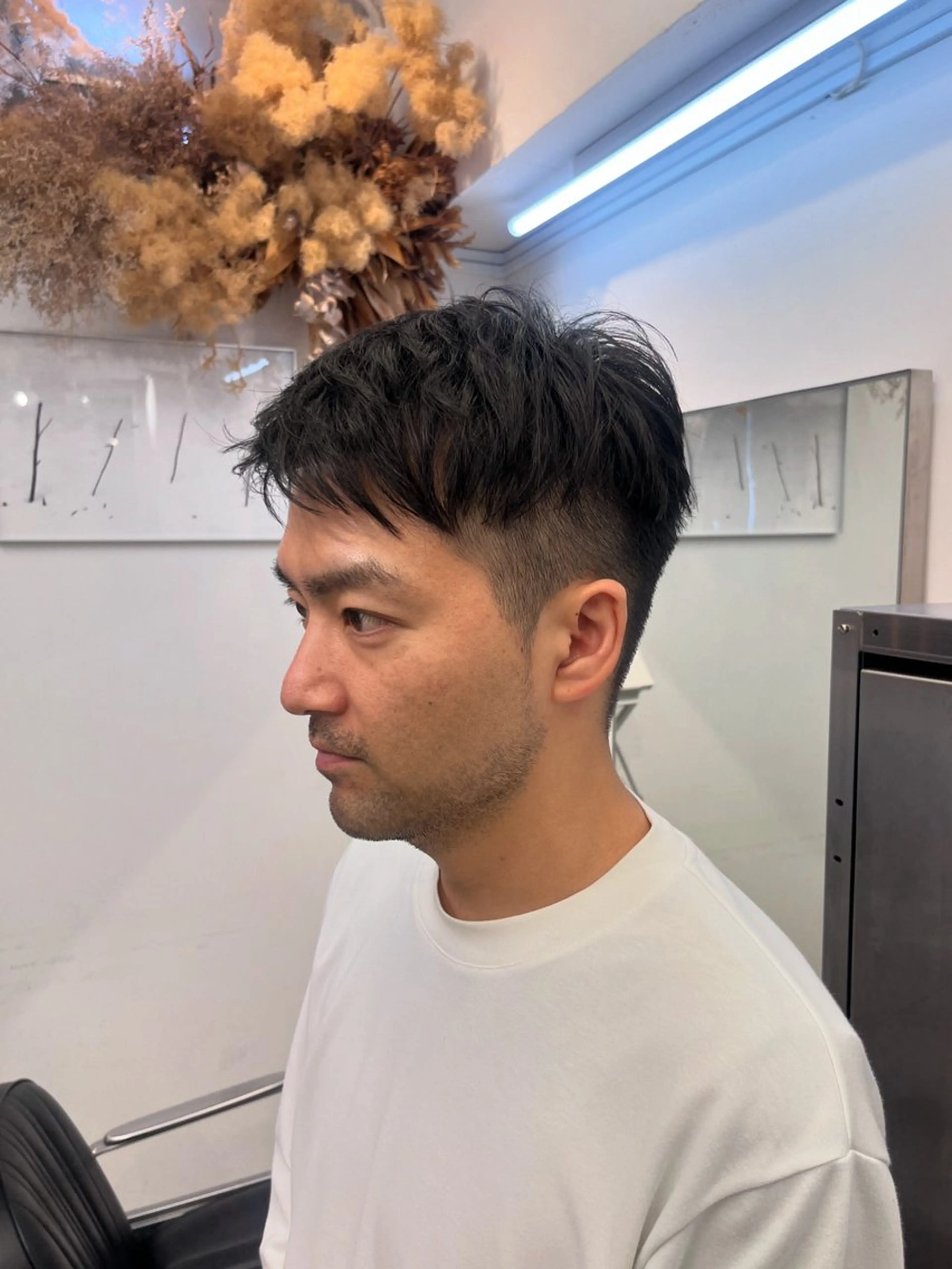 ショート メンズ ショートヘア カット undercurrent (アンダーカレント)所属・Nakano Hajimeのヘアスタイル