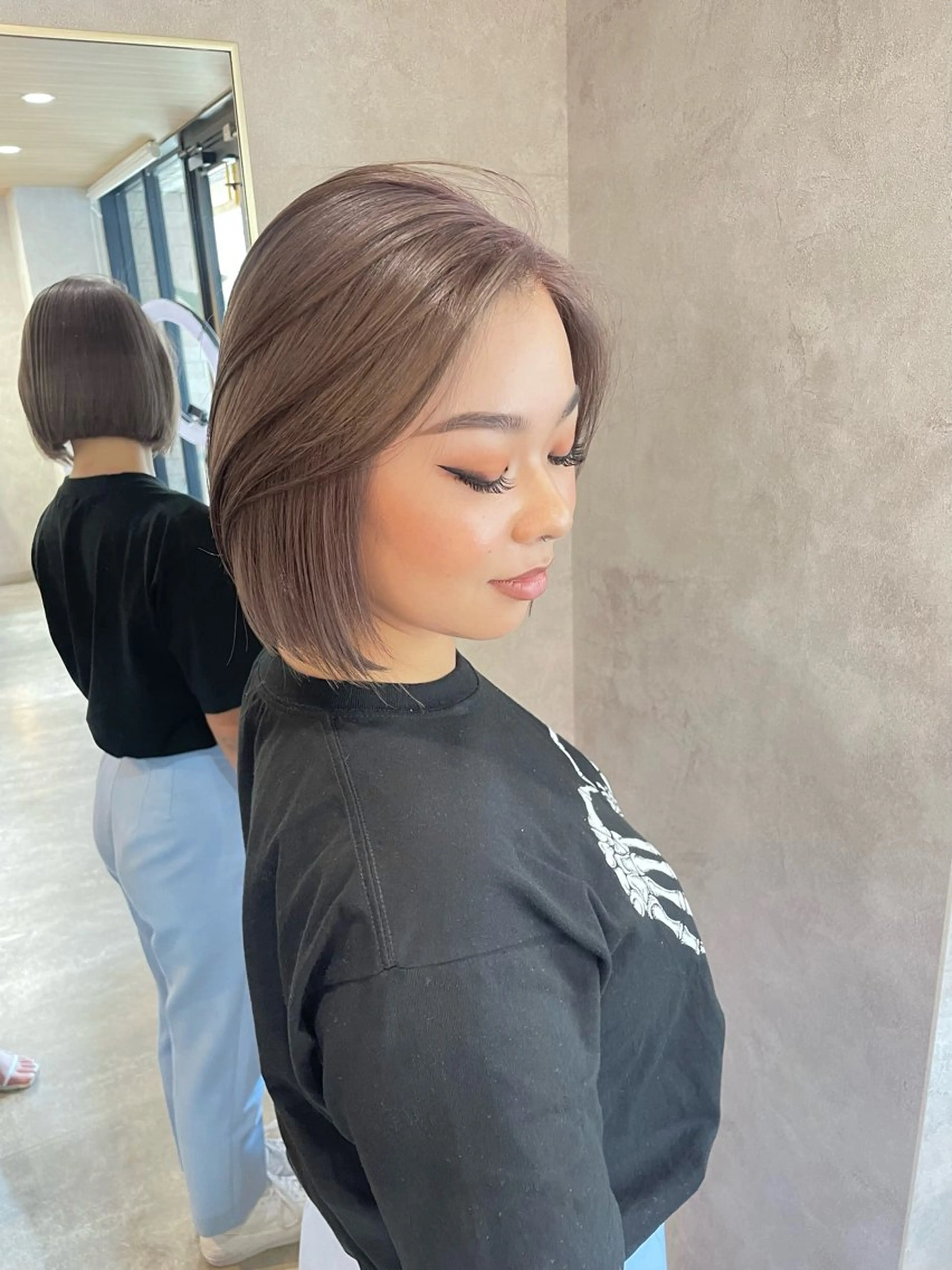 ショート カット ヘアカラー トリートメント 🔖RIENS /renaのヘアスタイル