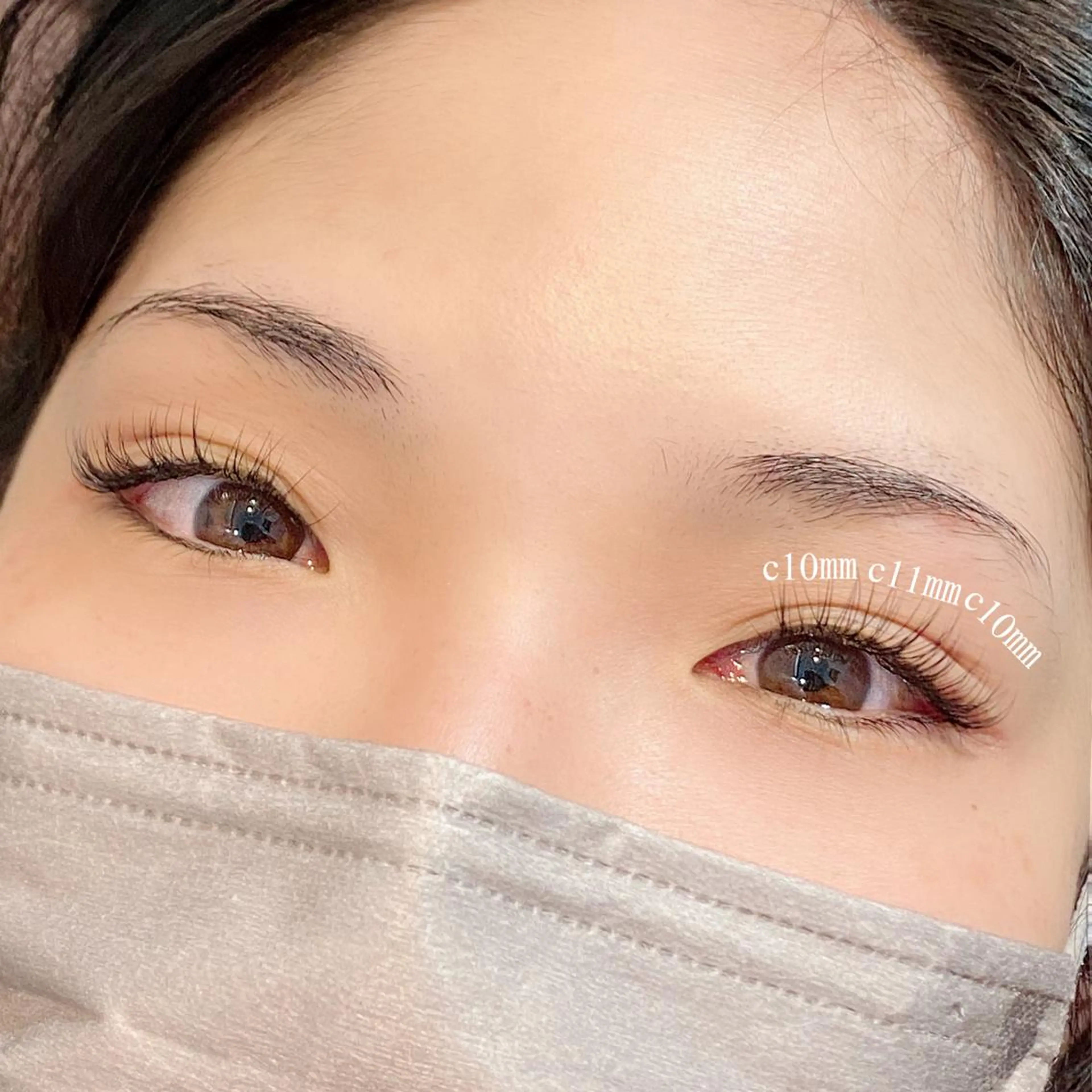 マツエク・マツパ キュート ナオエ ハルカのマツエク・マツパデザイン