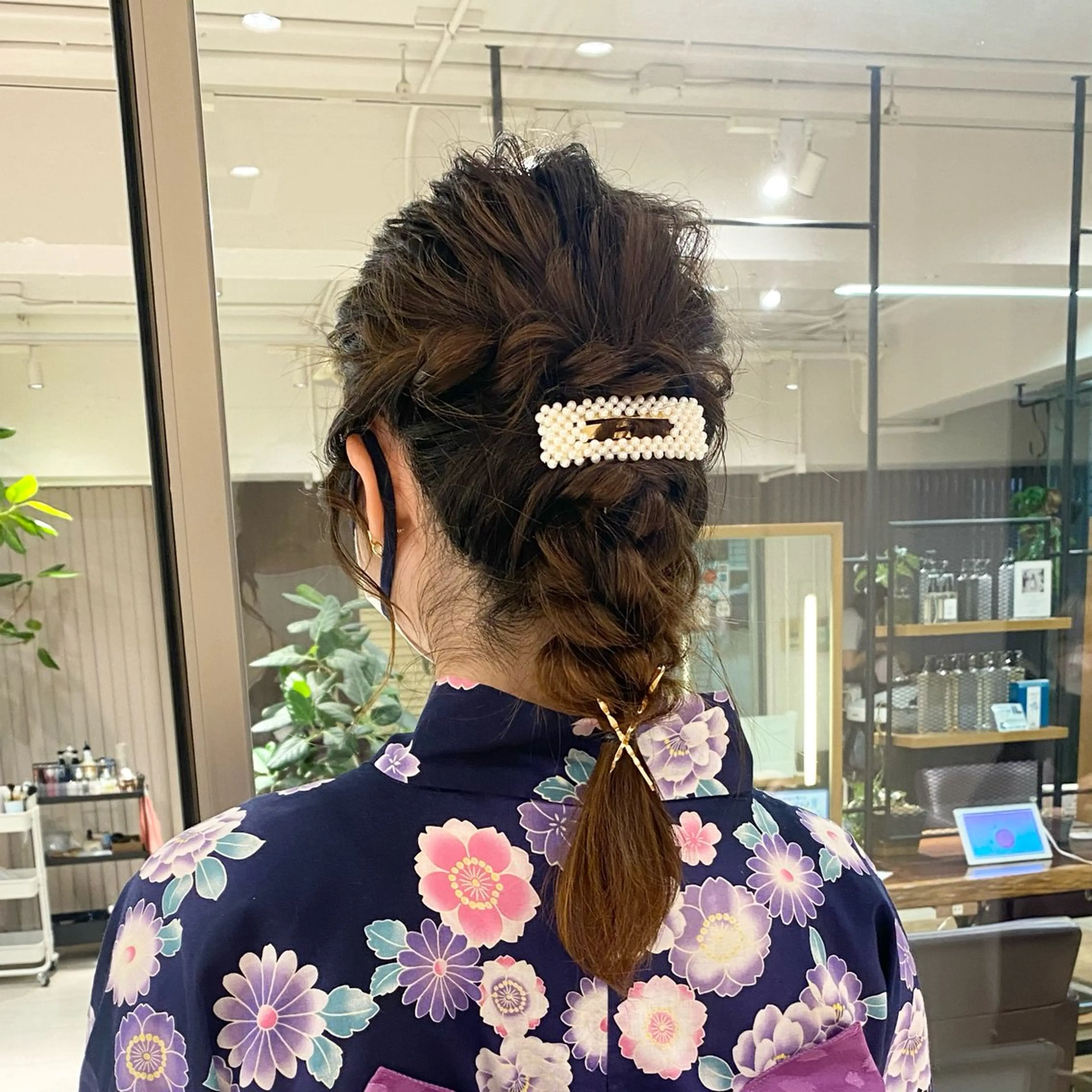 ヘアアレンジ ベージュ/アレンジ /横浜/杉本千夏のヘアスタイル