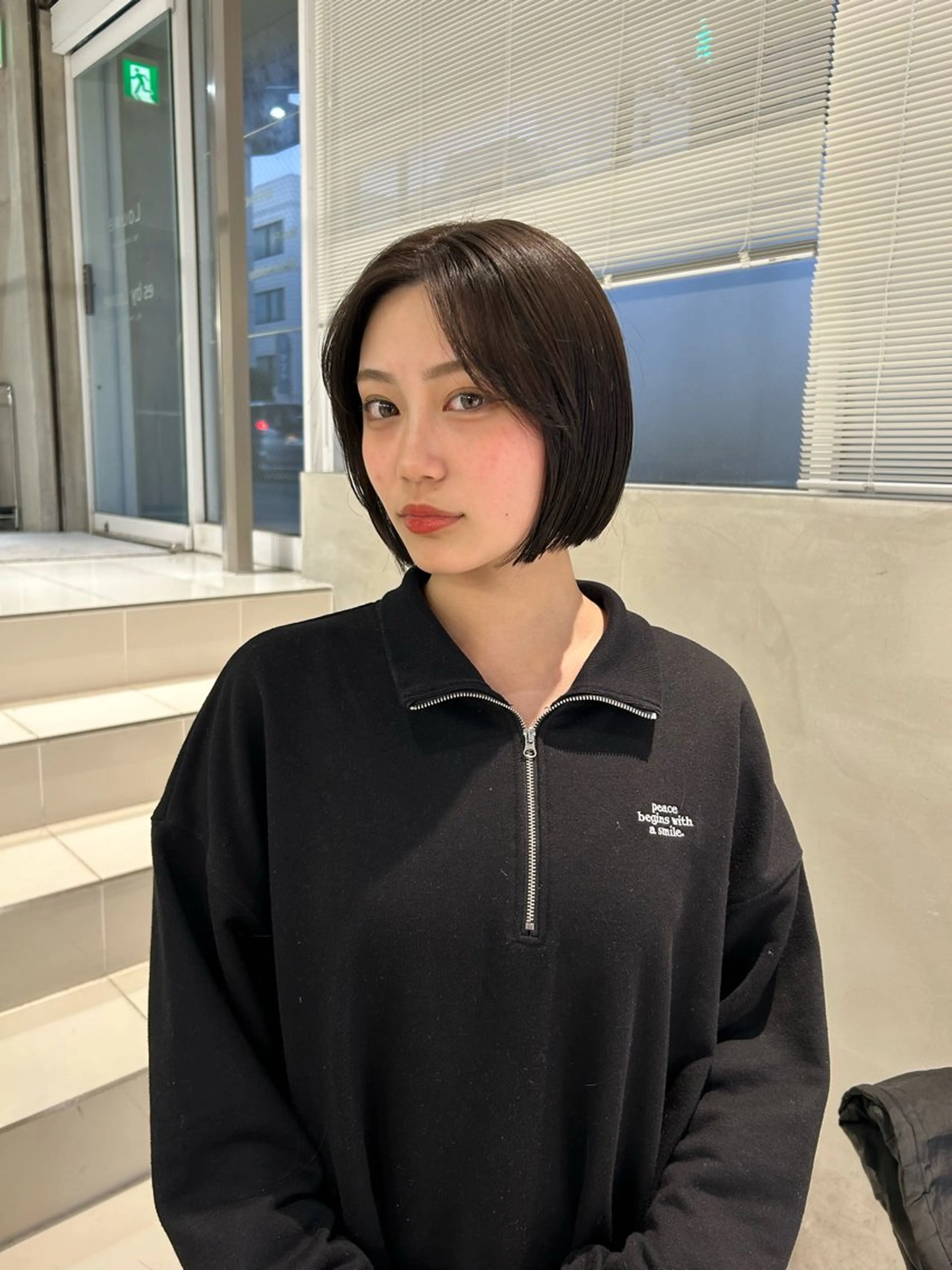 カット＋縮毛矯正の写真