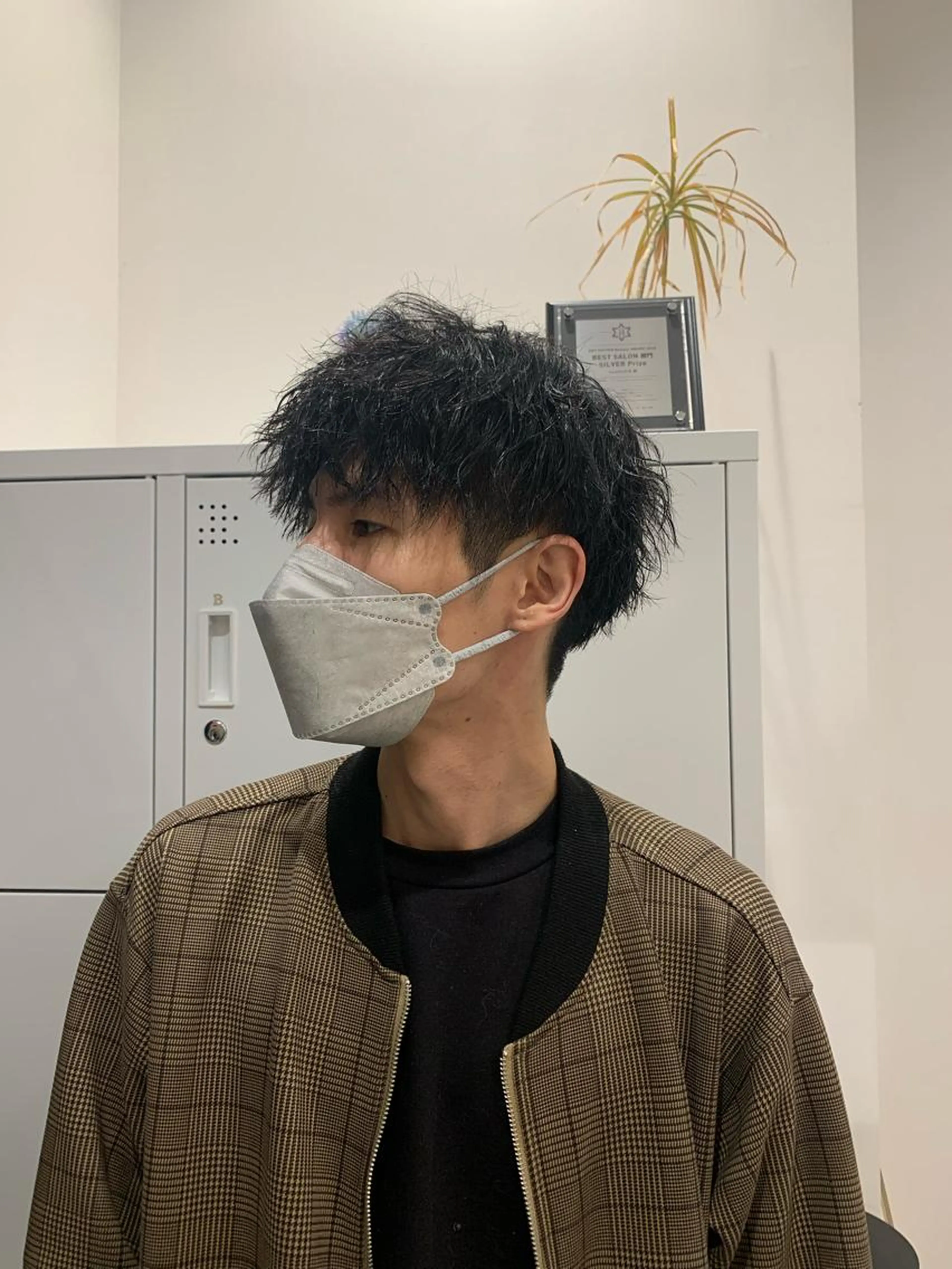 メンズカット+スパイラル(ツイスト)パーマの写真