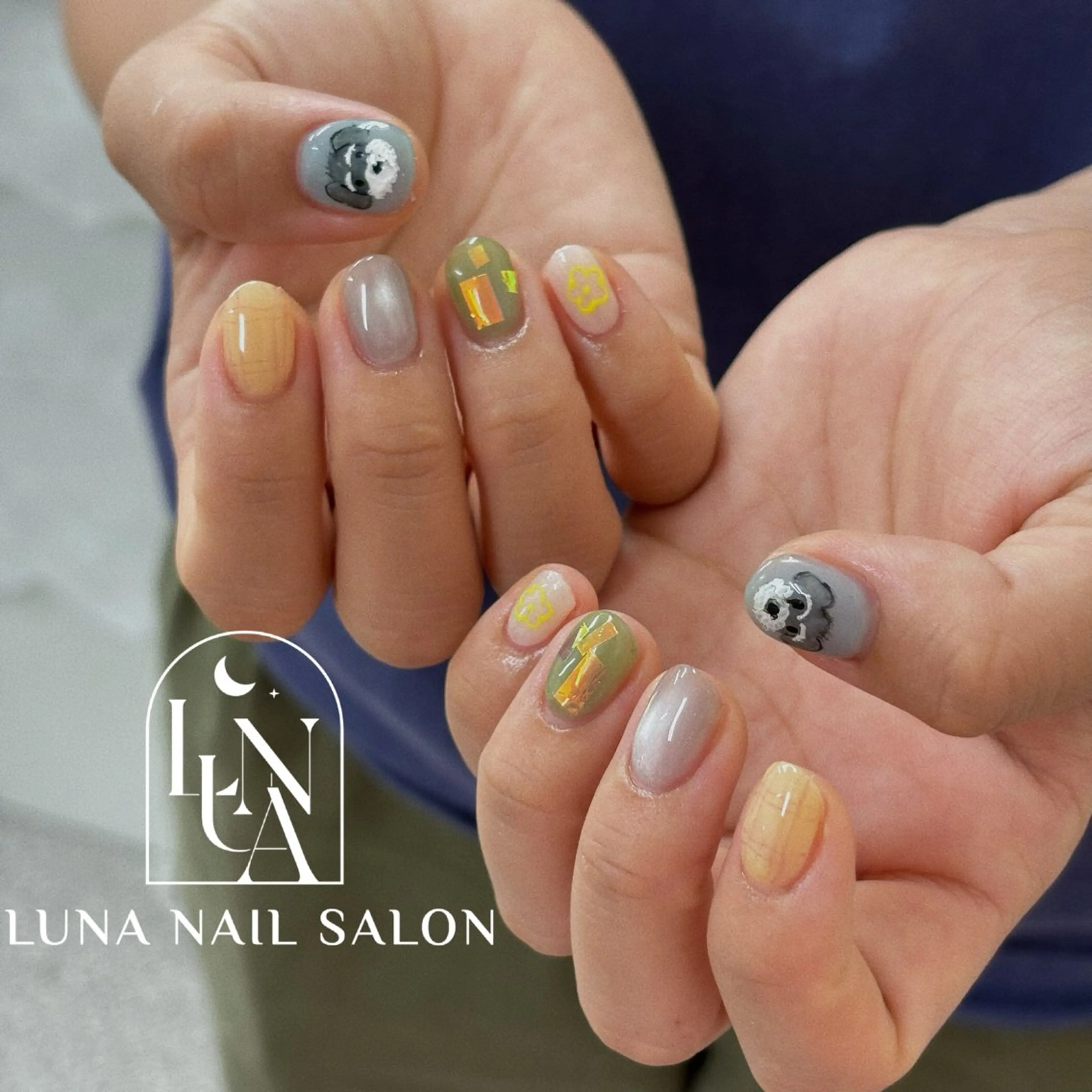 ネイル ハンドネイル ハンドケア LUNA Nail salon💕のネイルデザイン