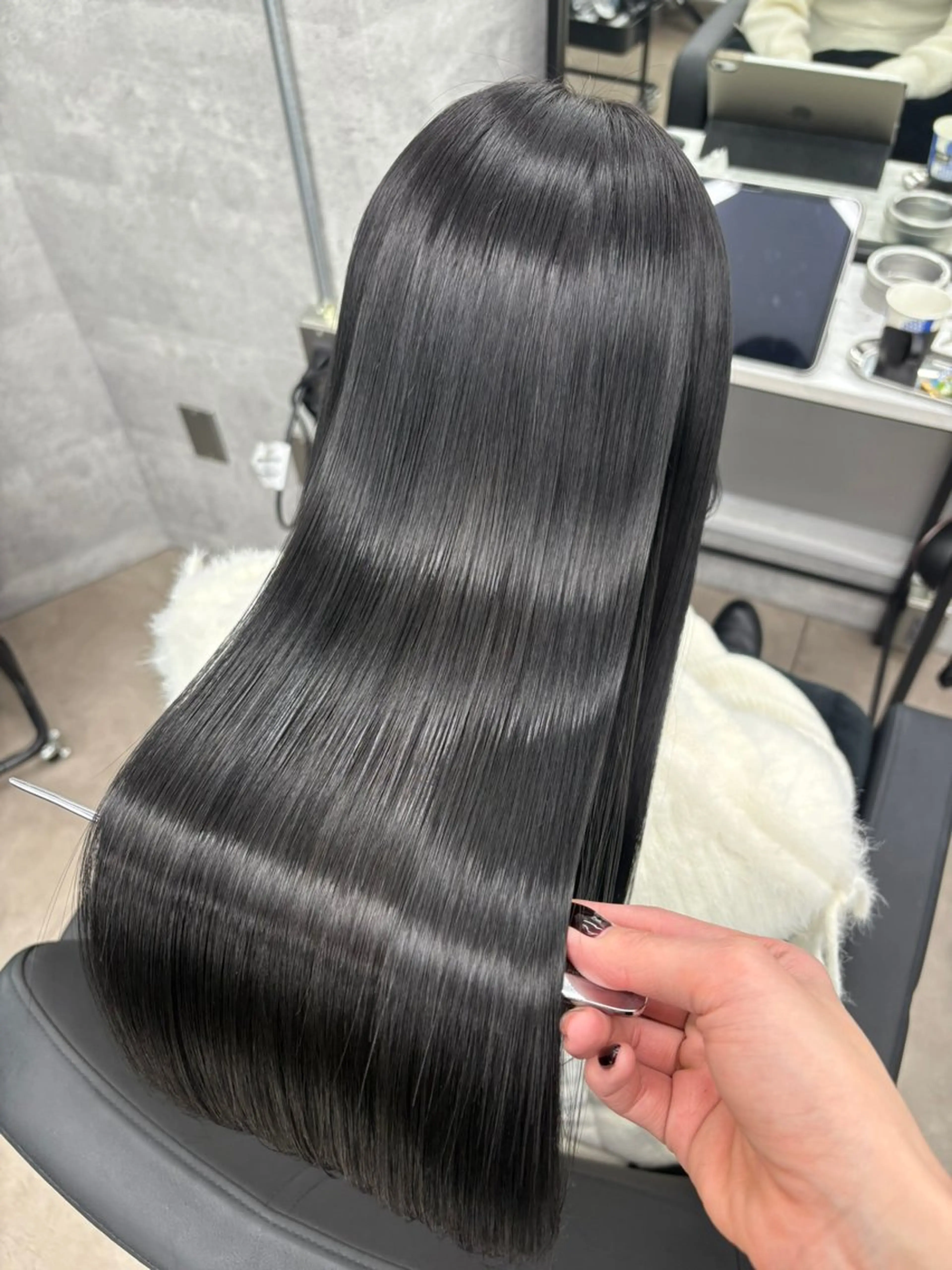 ロング カラー 新宿/髪質改善/韓国 ﾚｲﾔｰ/店長.原島のヘアスタイル