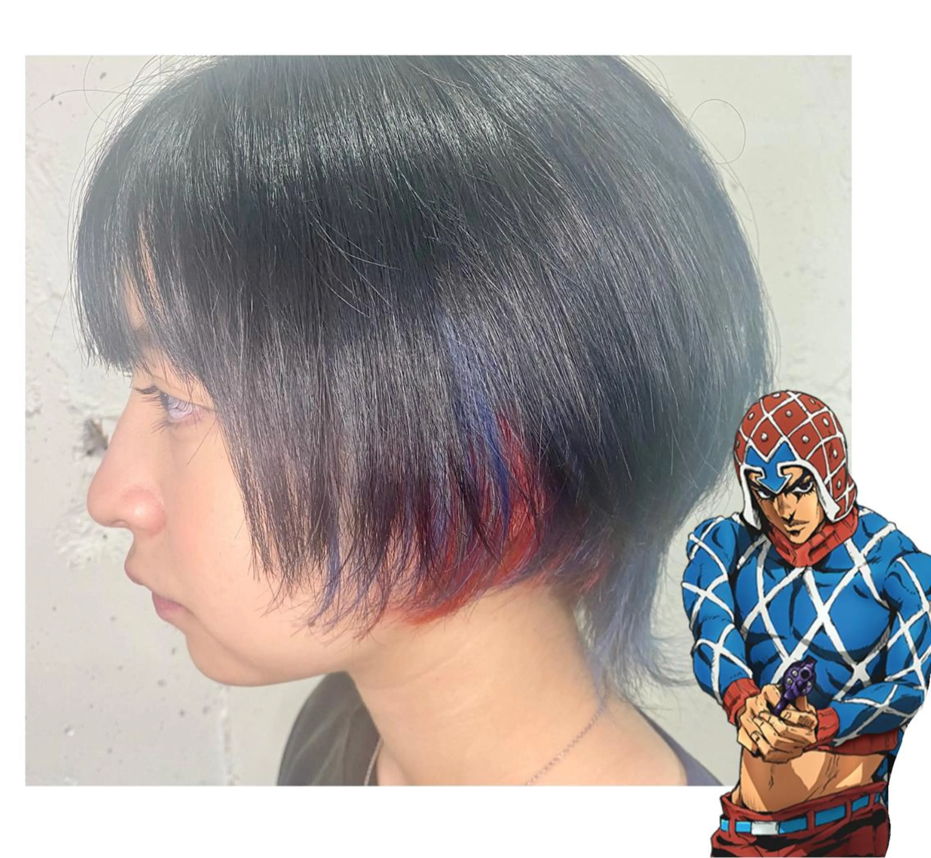 ショート カラー イヤリングカラー ヘアカラー GARU-ガル-所属・TSUNO🦖 派手髪/オタク美容師のヘアスタイル