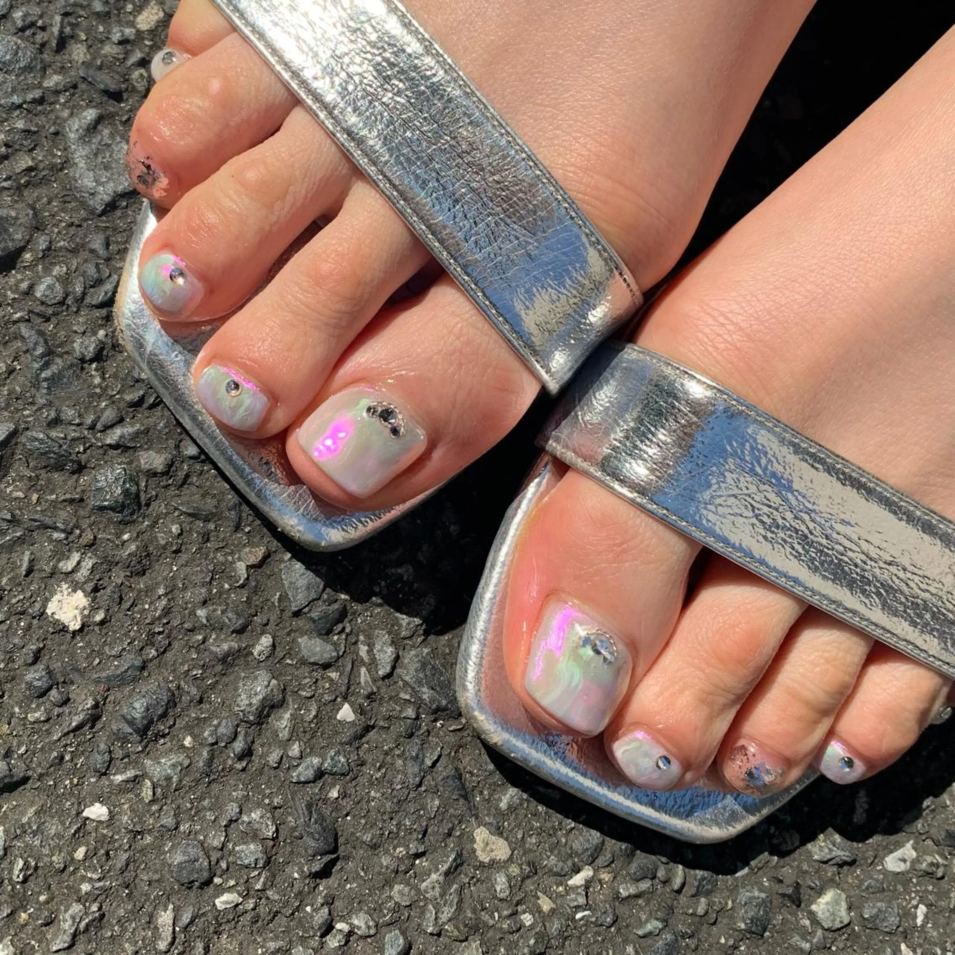 ネイル フットネイル nailsalon Lithos所属・nailsalon Recontreのネイルデザイン