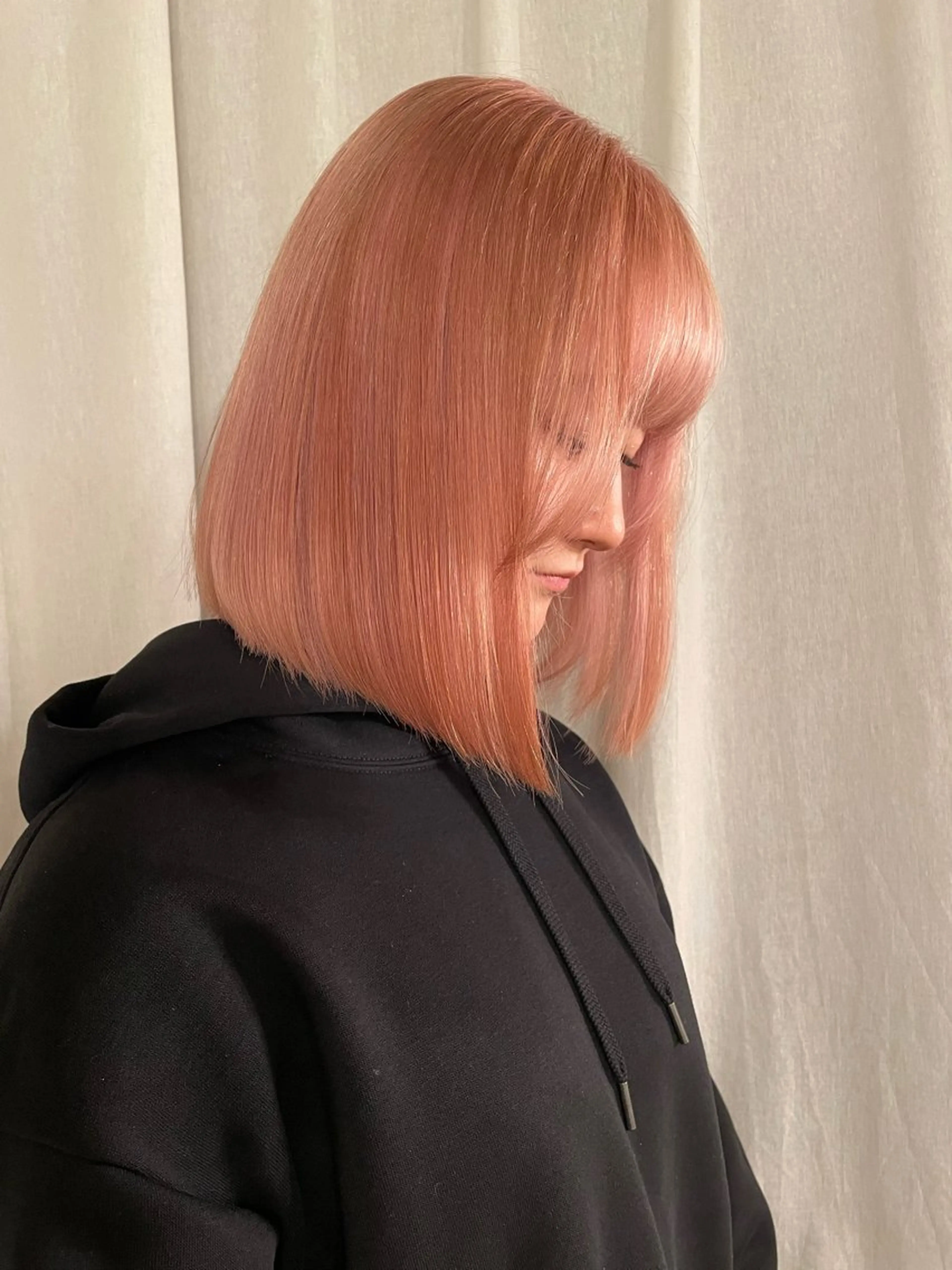 ミディアム カット ヘアカラー トリートメント cocoluana(ココルアナ)所属・韓国風ヘア専門 🇰🇷Noaのヘアスタイル