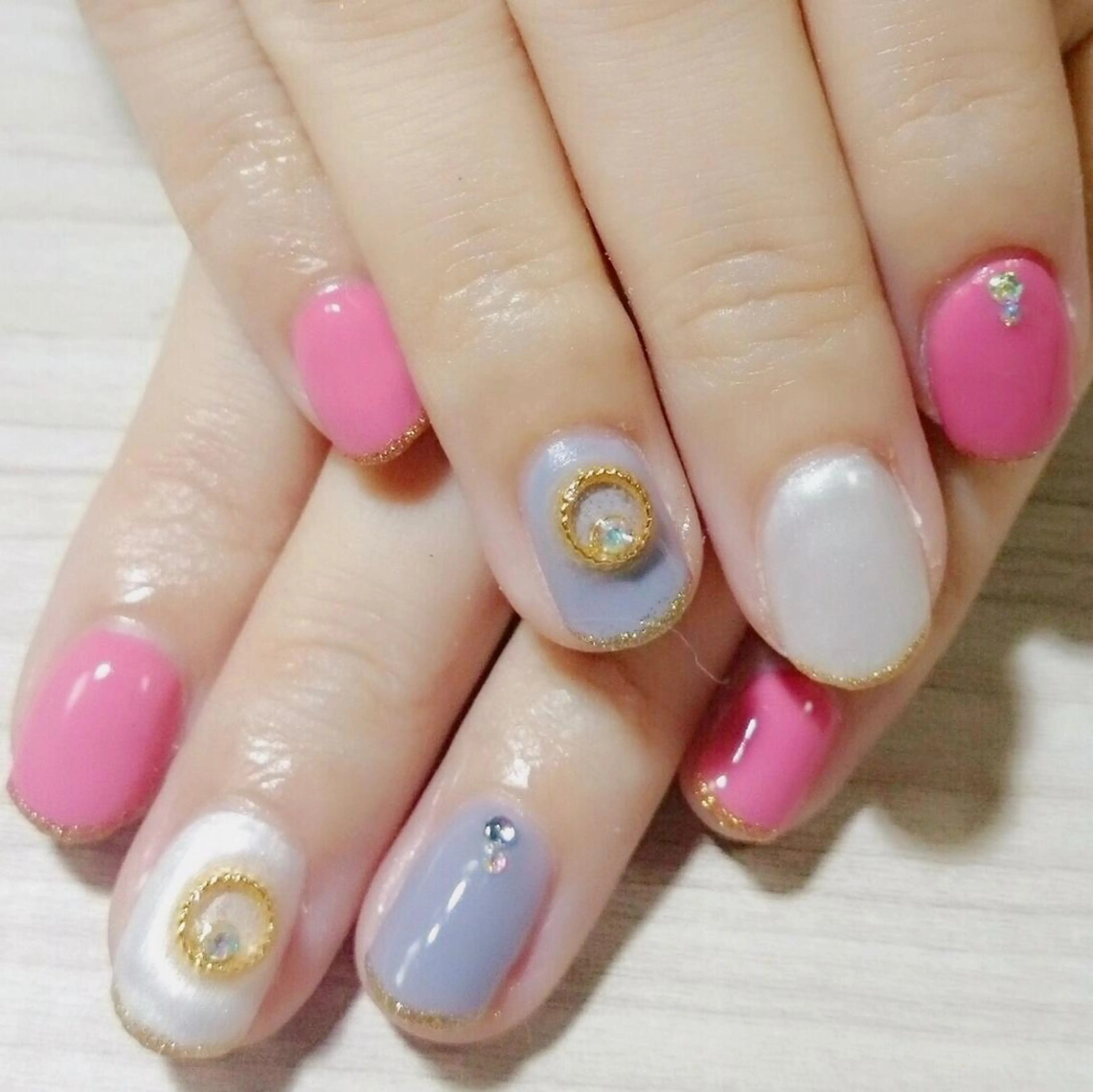 ネイル ラメ(グリッター) ワンカラーネイル 安藤 Charlotteのネイルデザイン