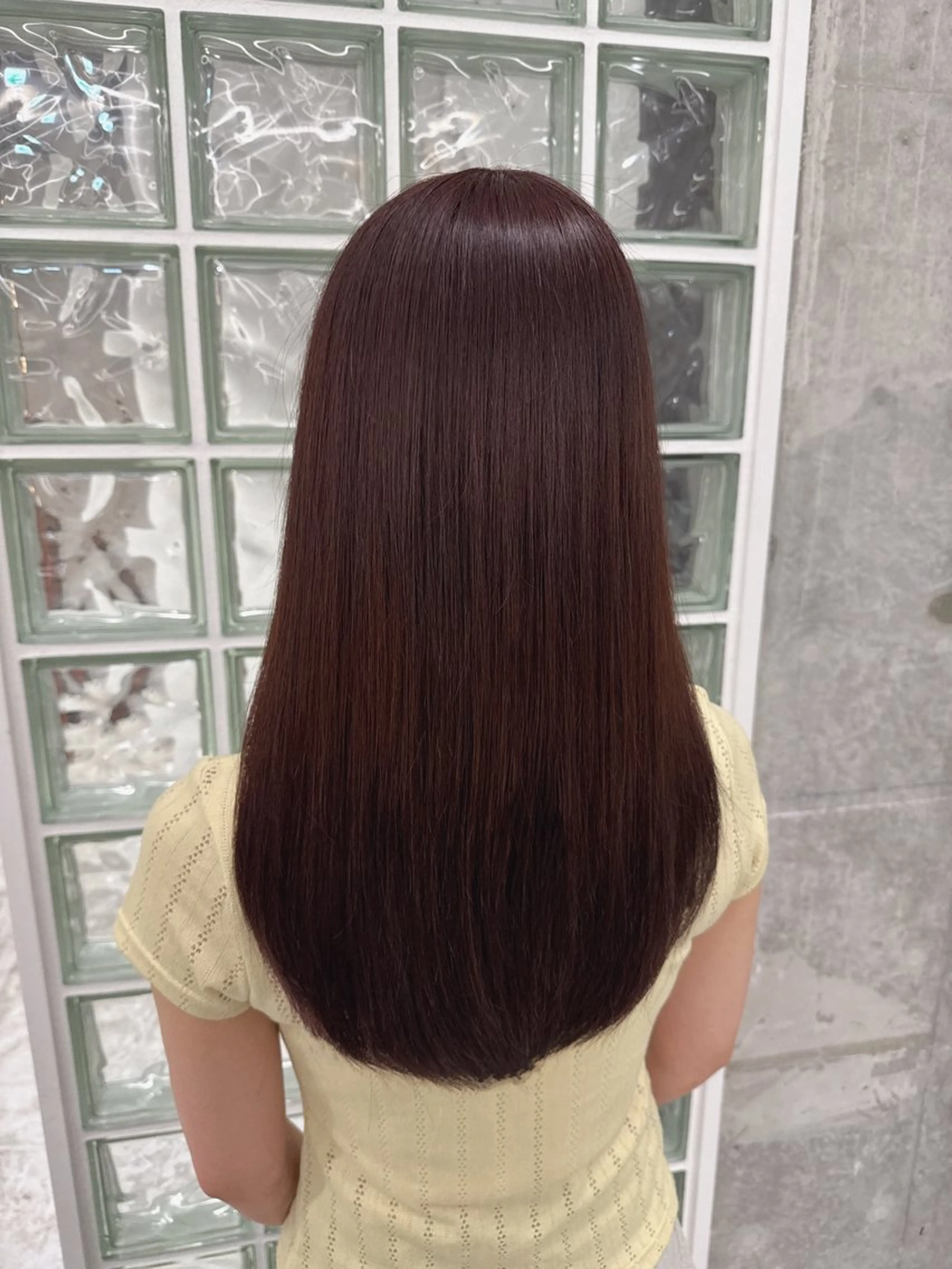 カラー ヘアカラー トリートメント ヘアセット 秋永 鈴のヘアスタイル