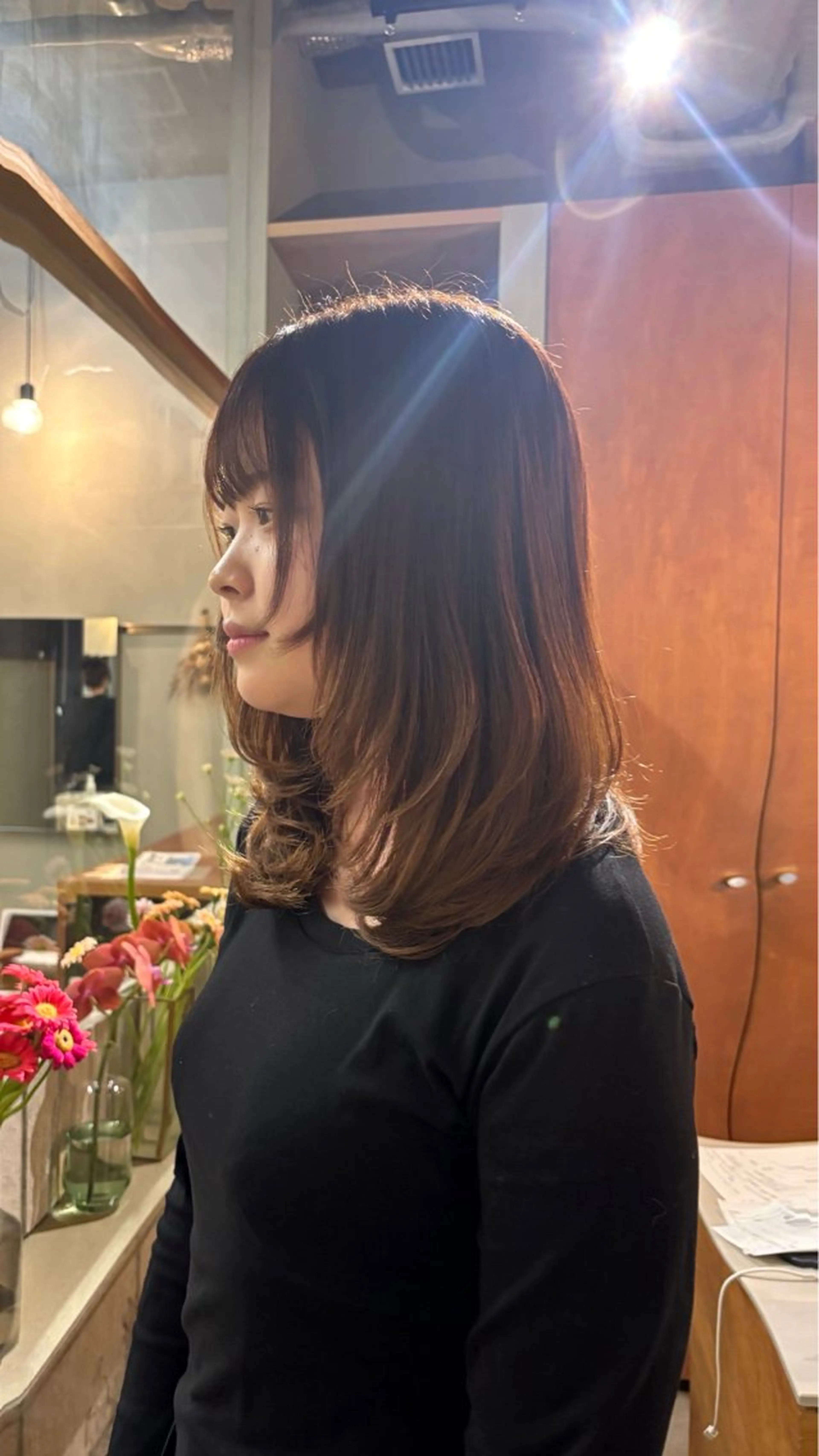 カラー ヘアカラー トリートメント 🌷花屋併設🌷 岡本明日実のヘアスタイル