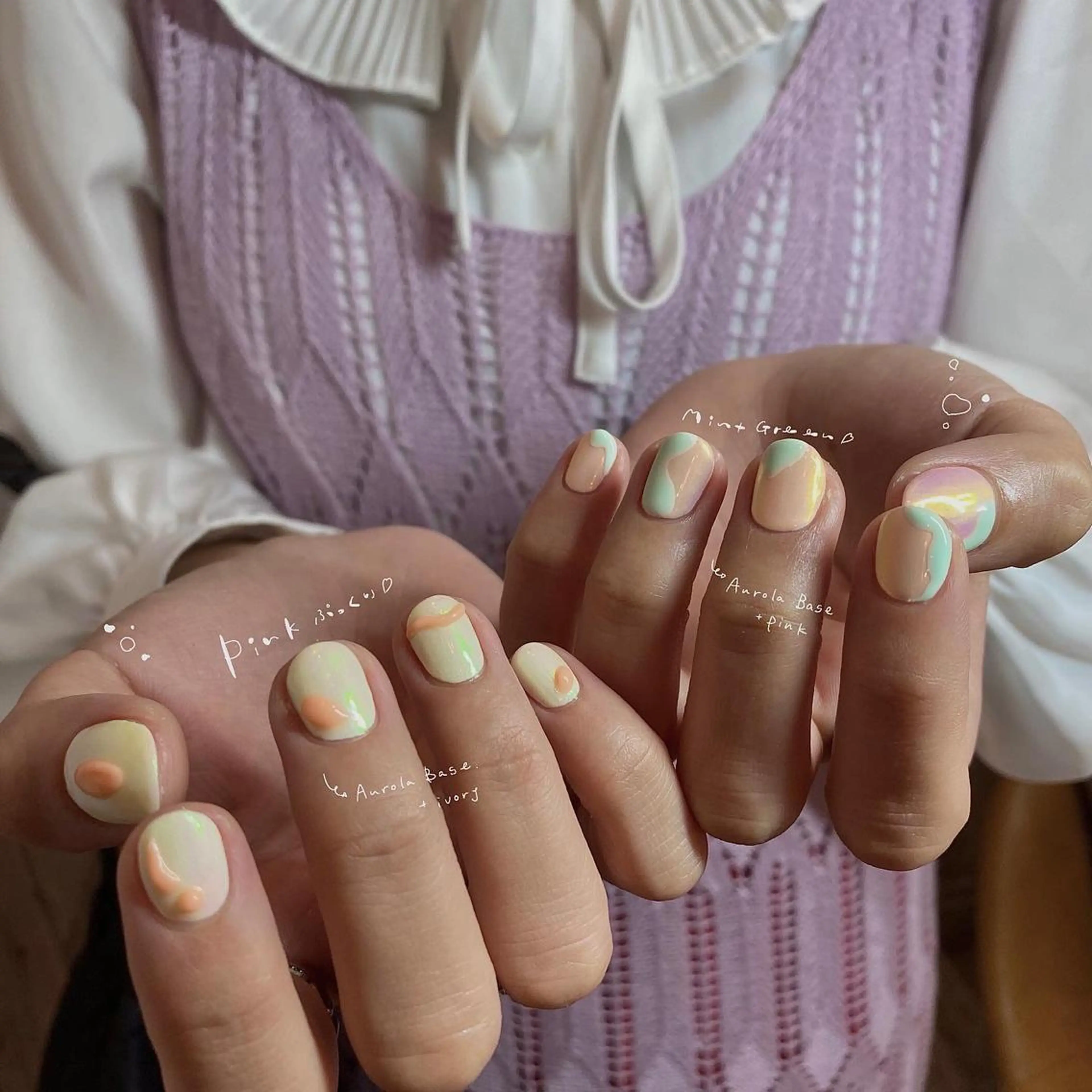 ネイル アートネイル 持ち込み ハンドネイル &. momoのネイルデザイン