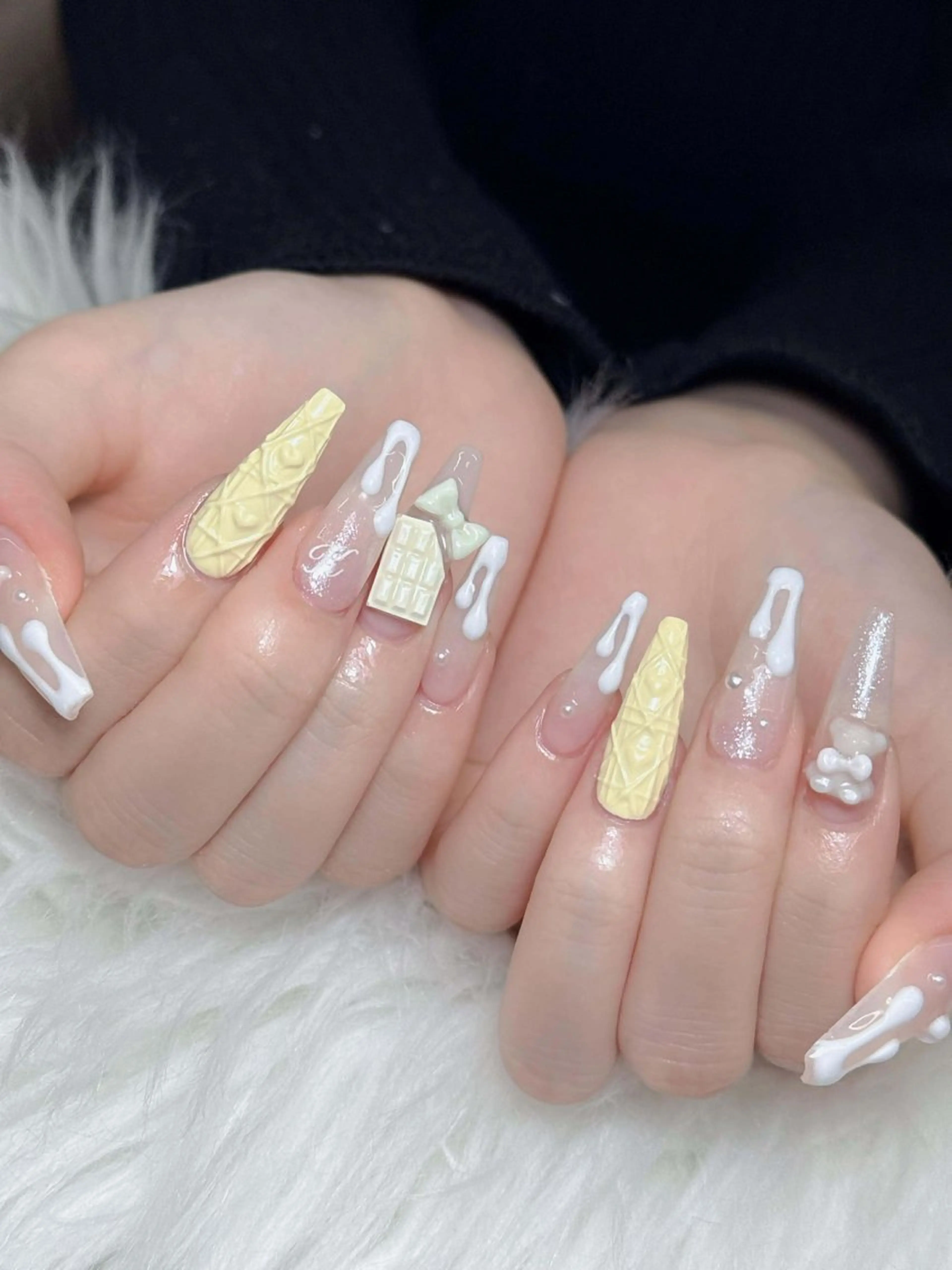 ネイル オーロラネイル チークネイル フットネイル フレンチネイル 韓国ネイル ハンドネイル Lumi Nailのネイルデザイン