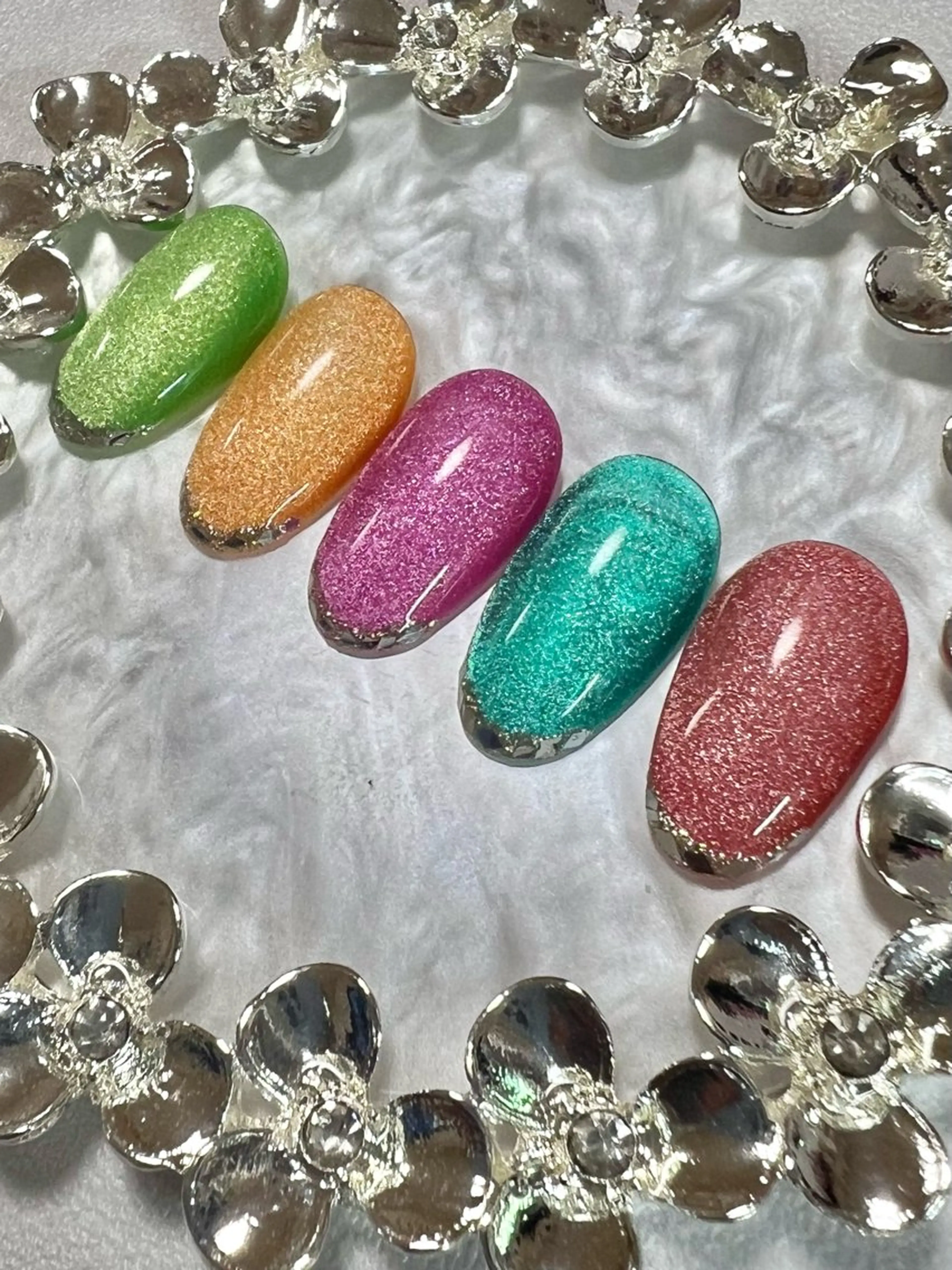 【当店大人気】初回ジェルオフ無料❣️ガラスフレンチの写真