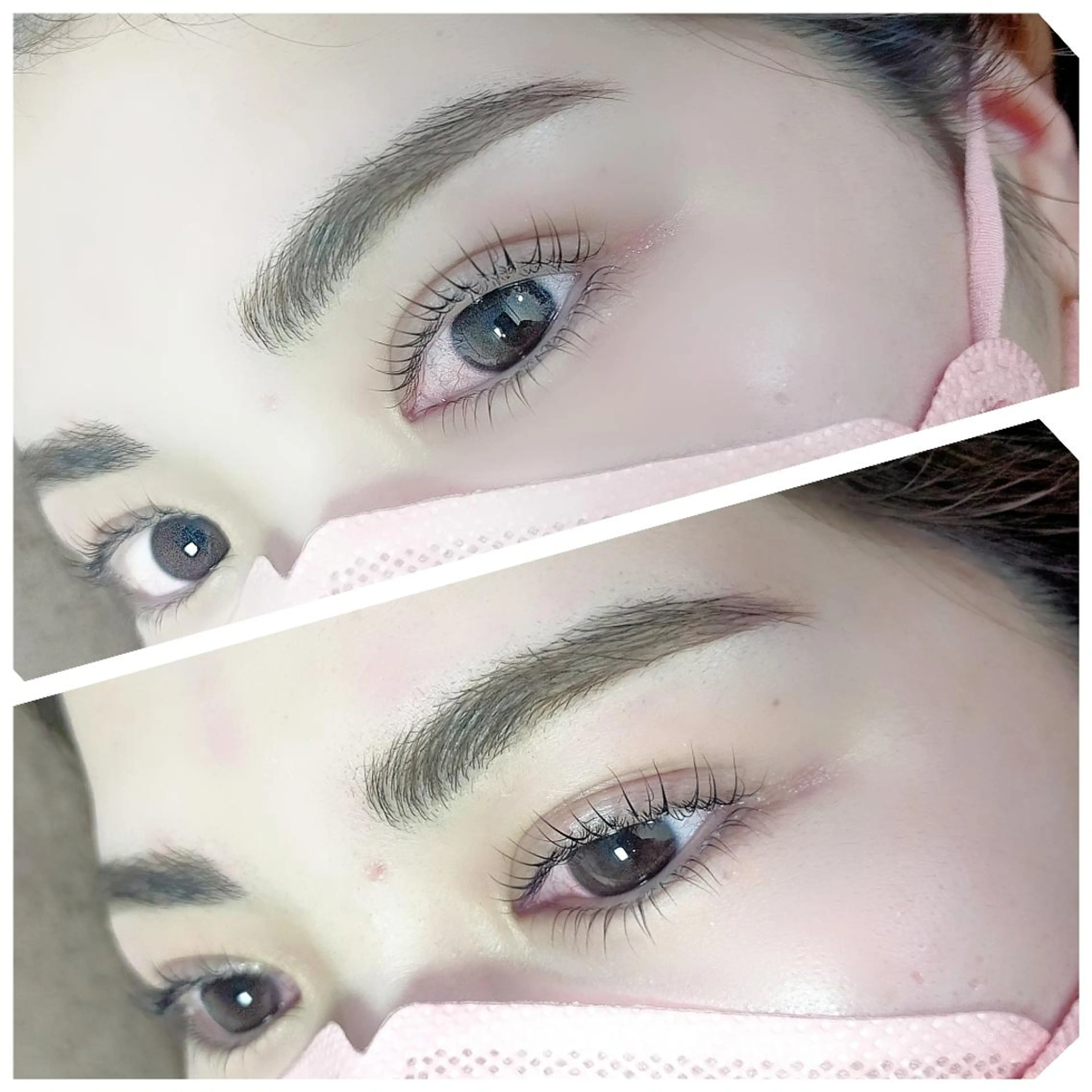 アイブロウ マツエク・マツパ ハリウッドブロウリフト 一重×まつ毛パーマ マツパ 宜野湾Eyelash w/の眉毛・アイブロウイメージ