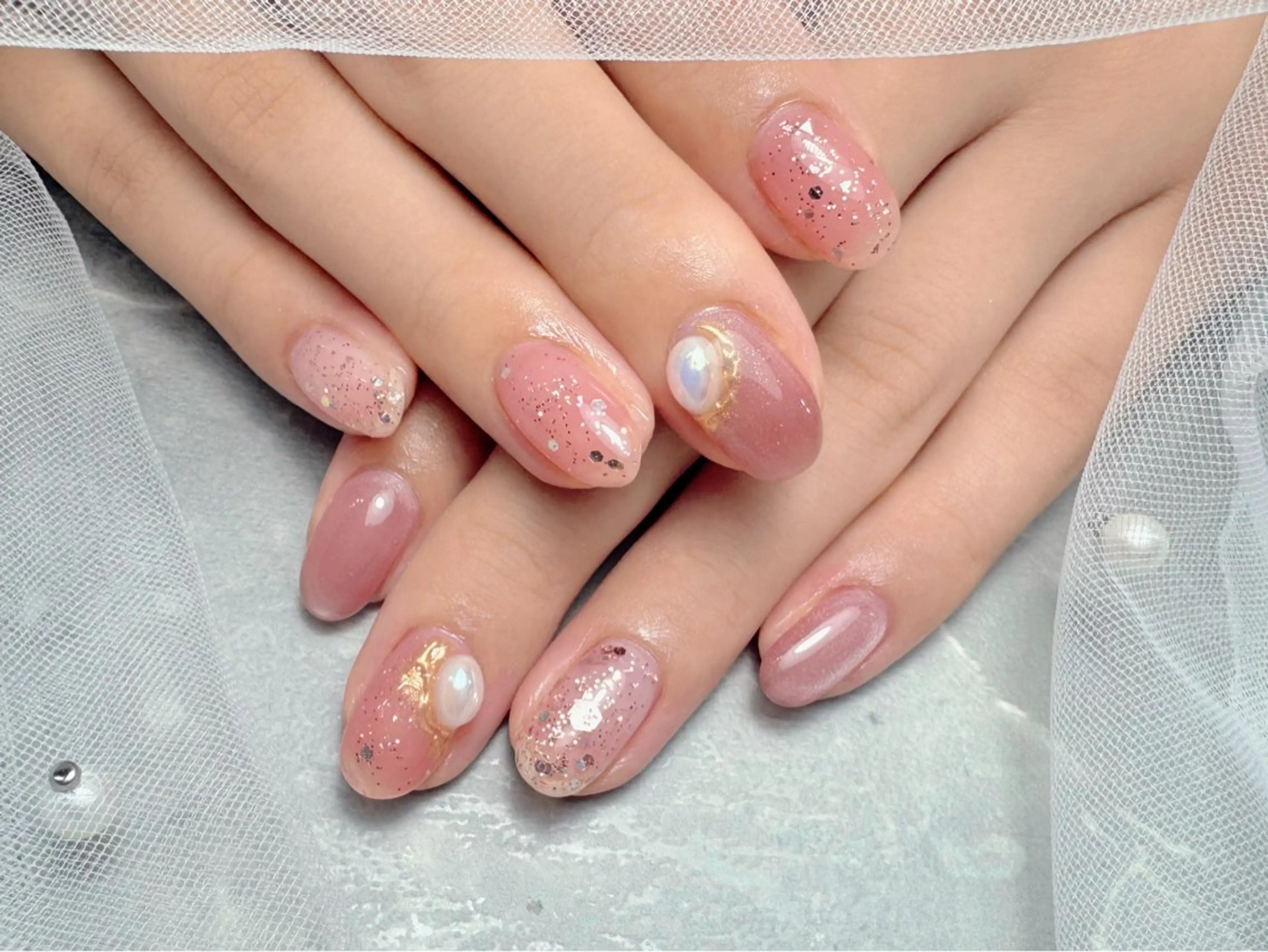 ネイル ハンドネイル マジックミラー所属・マジック ミラーのネイルデザイン