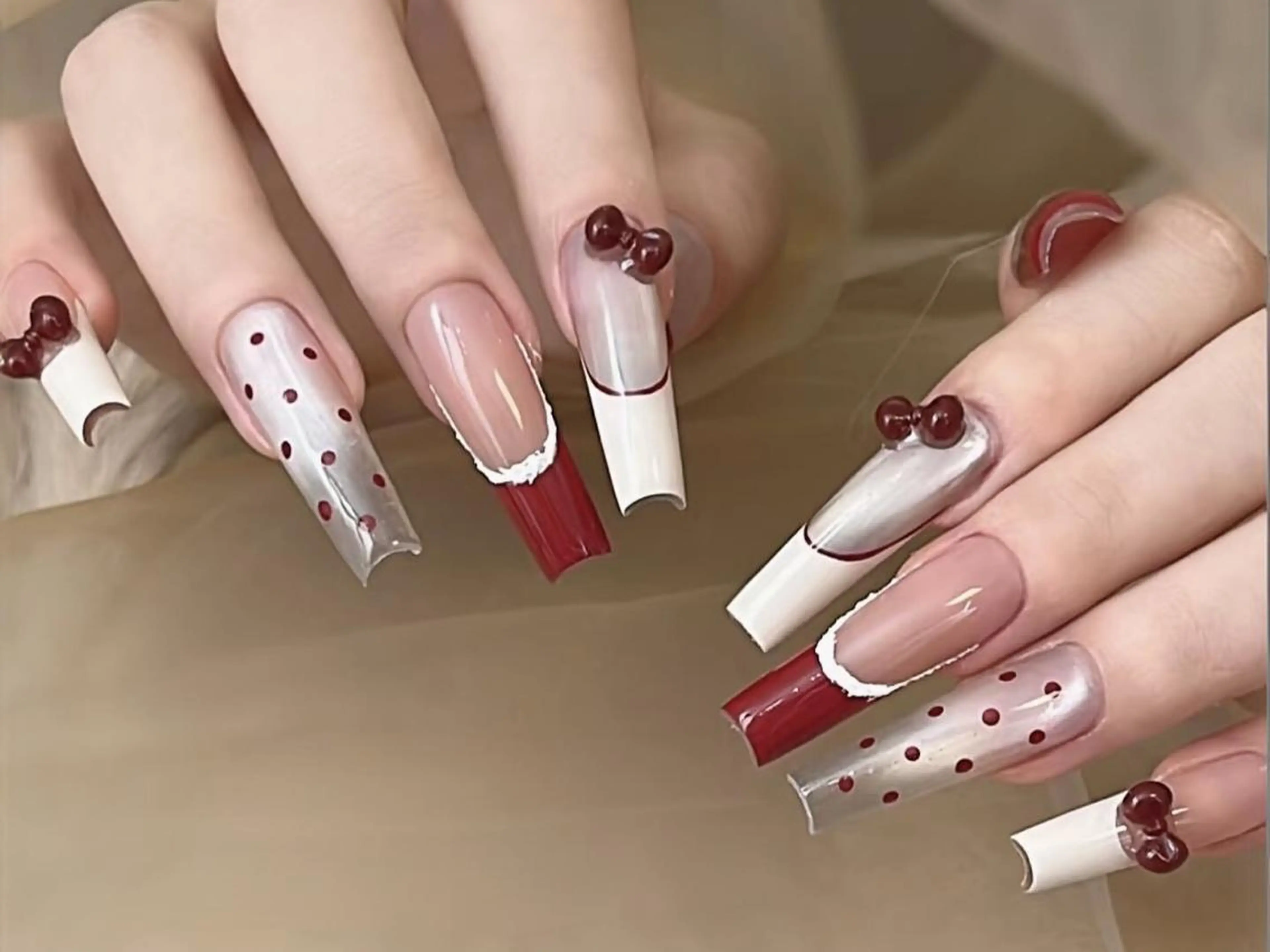 ネイル ハンドネイル 🎀Minmin Yi Yiのネイルデザイン