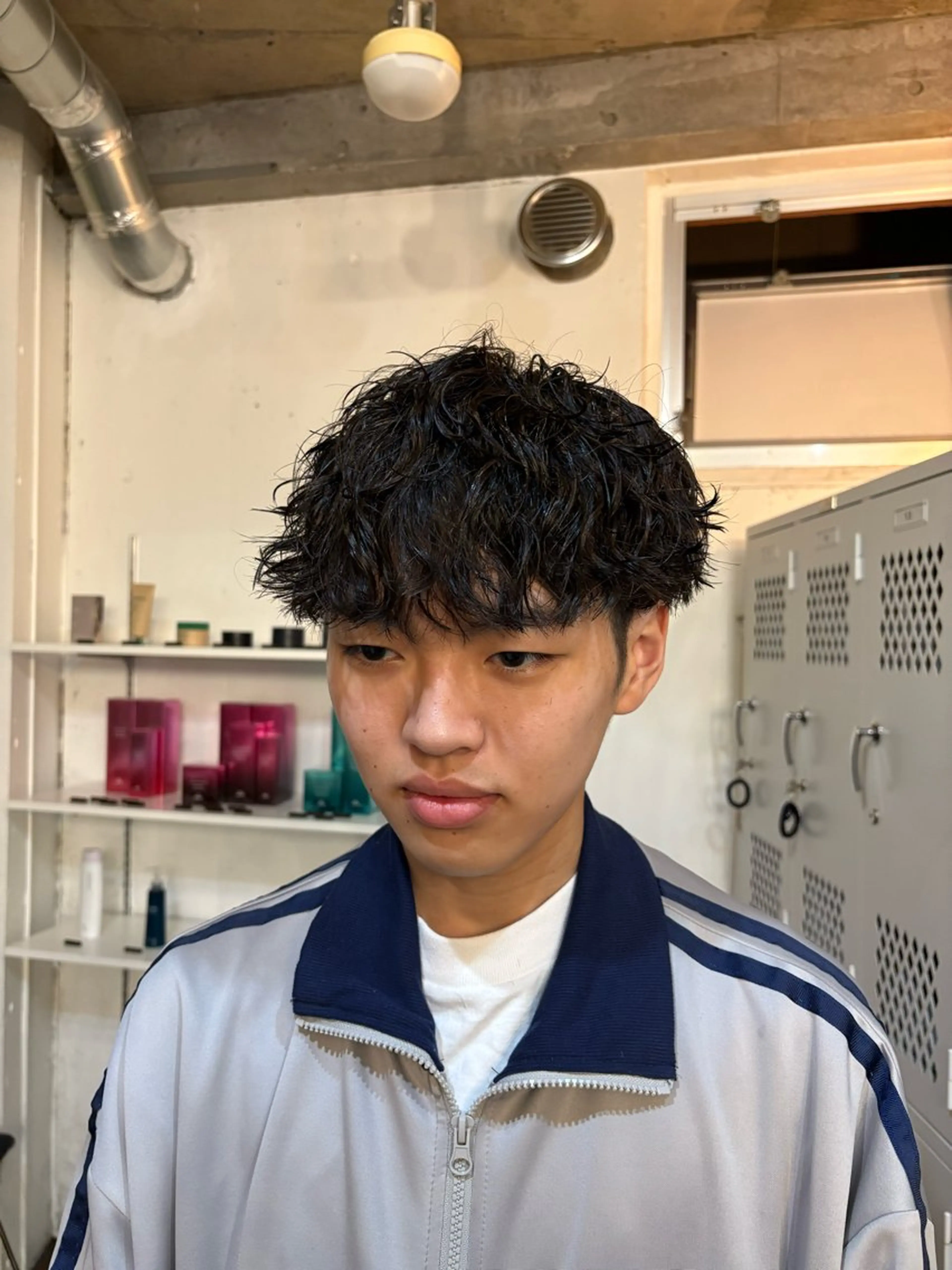 パーマ メンズ メンズパーマ ツイストスパイラルパーマ スパイラルパーマ パーマ/カラー ブリーチ/廣田歩のヘアスタイル