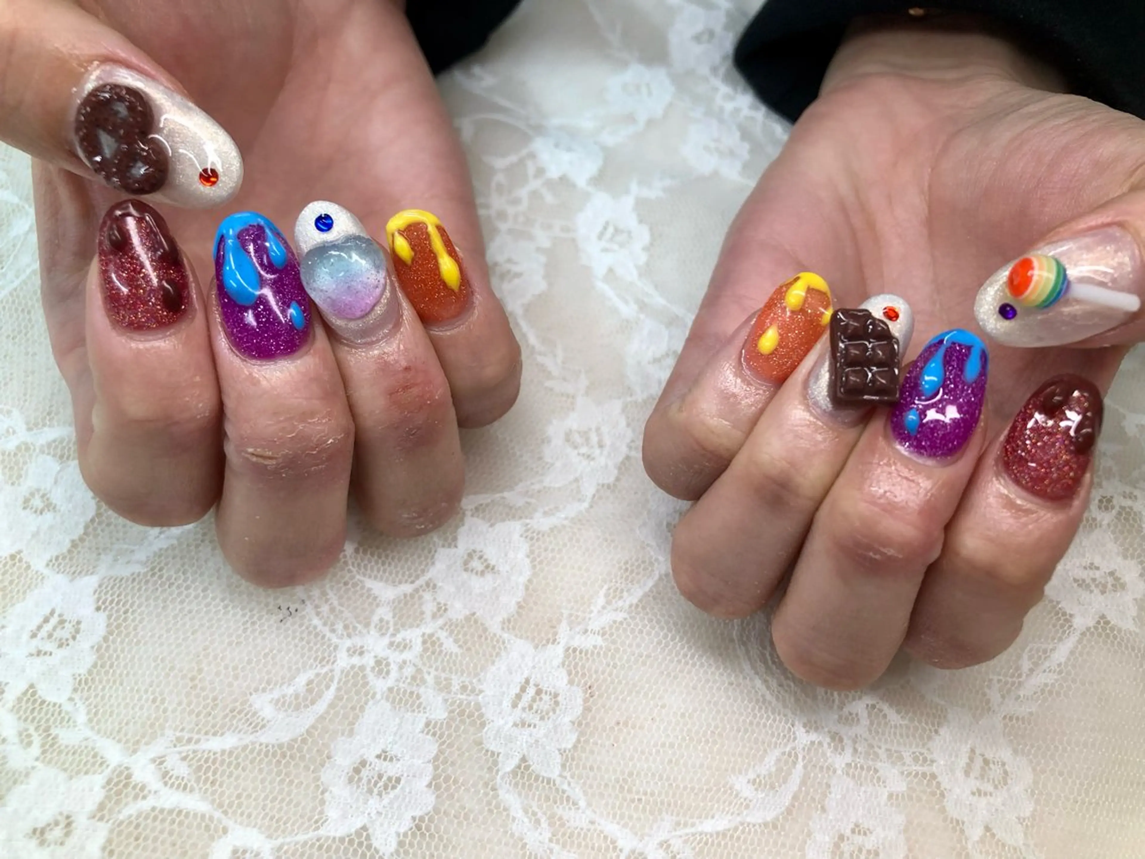 ネイル ハンドネイル ハンドケア 心斎橋Salon Epokkuのネイルデザイン