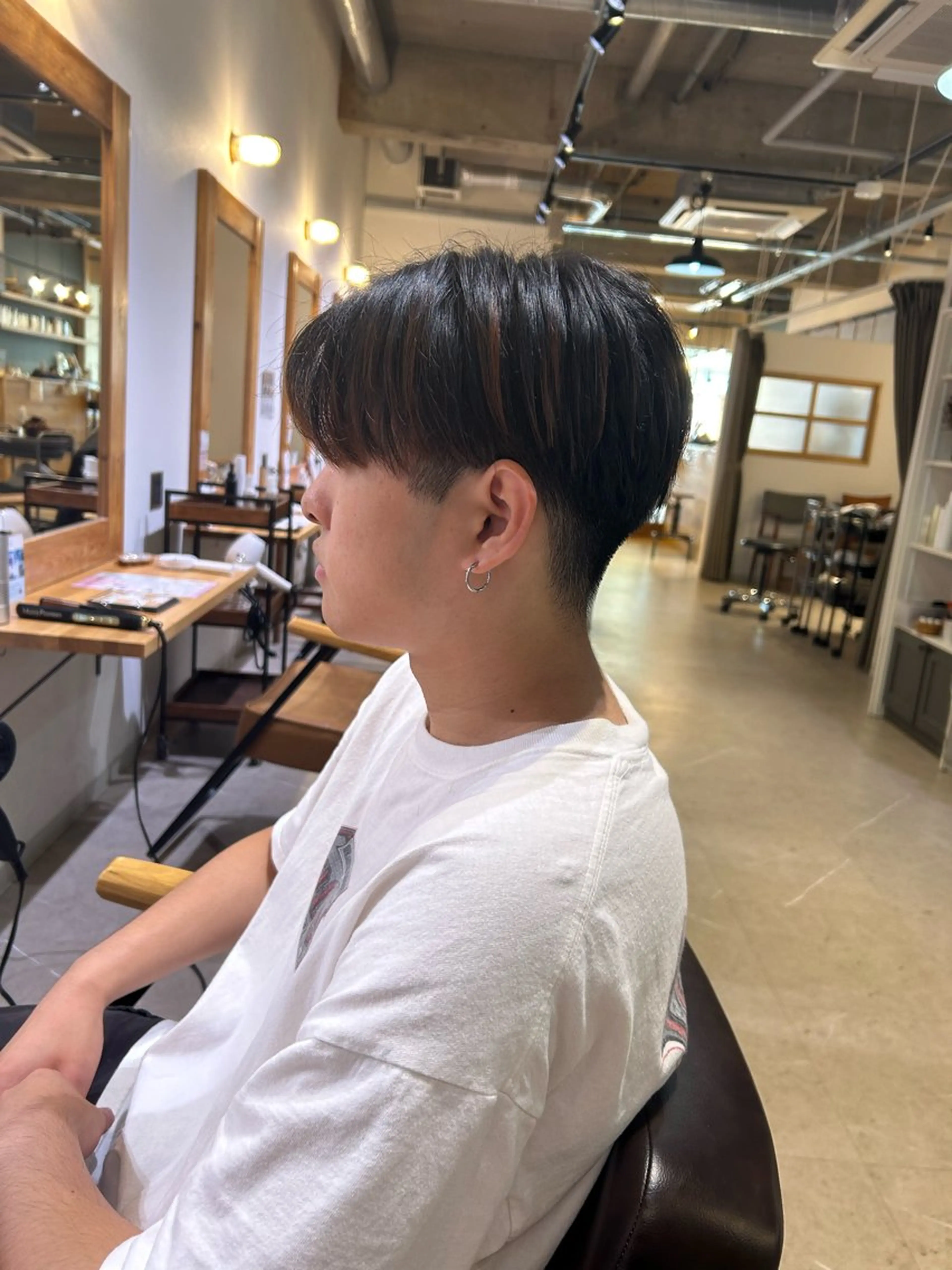 メンズ センターパート マッシュ SHICUNE /ミホのヘアスタイル