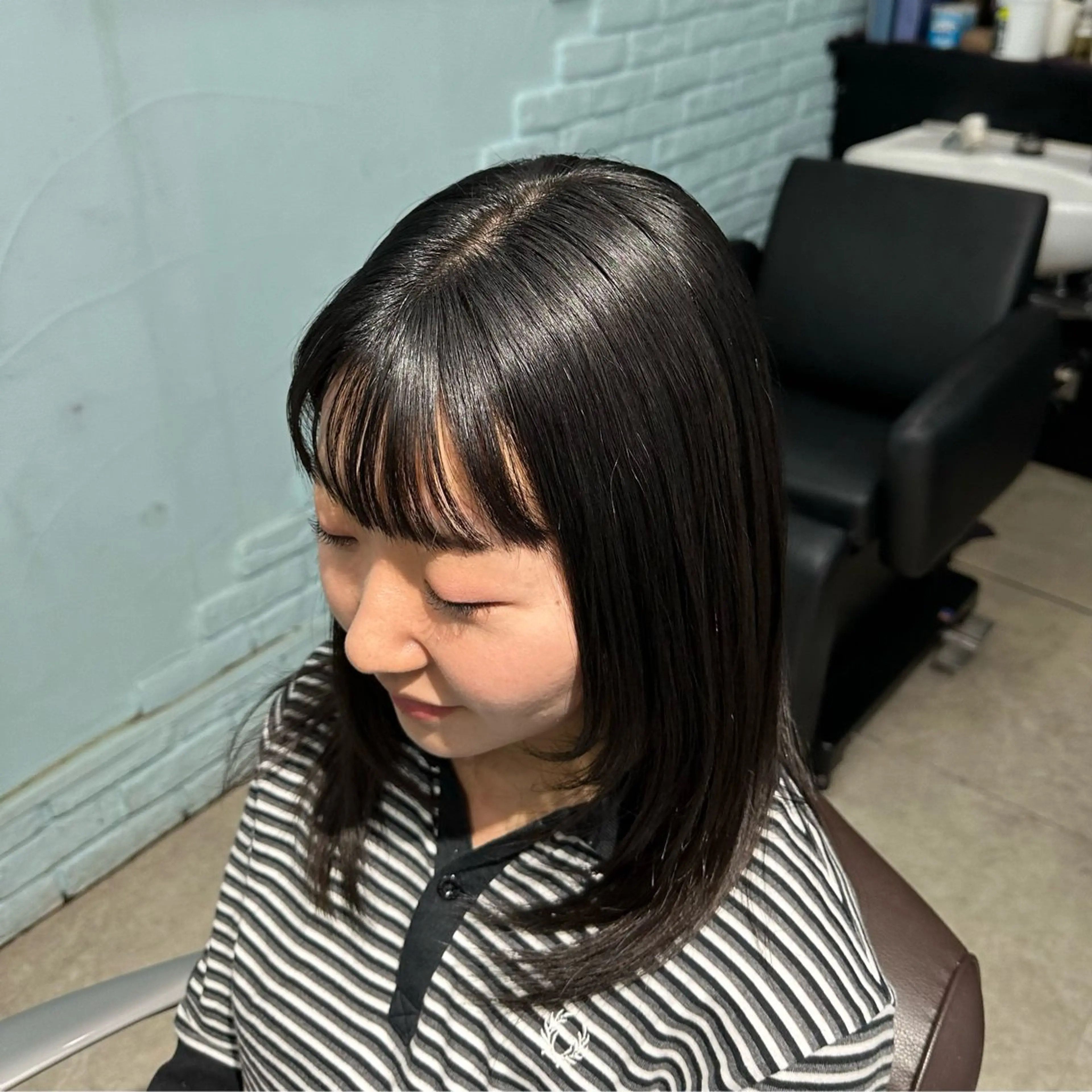 ミディアム カラー 韓国風ヘア ヘアカラー 透明感カラー/外苑前 /MIRAI🇰🇷のヘアスタイル