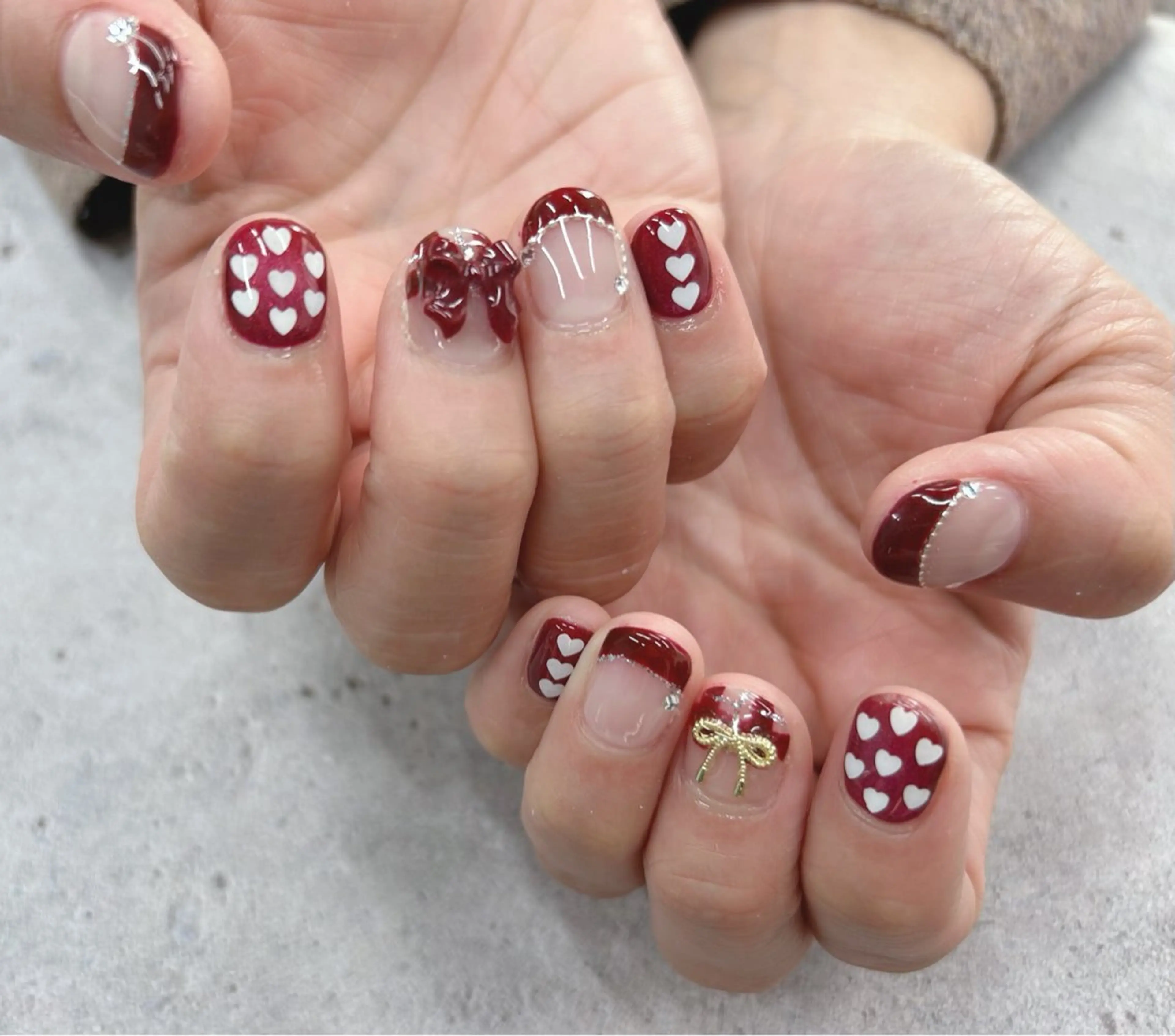 ネイル フレンチネイル ハンドネイル Nail Salon agré所属・agré ネイルサロン アグレのネイルデザイン