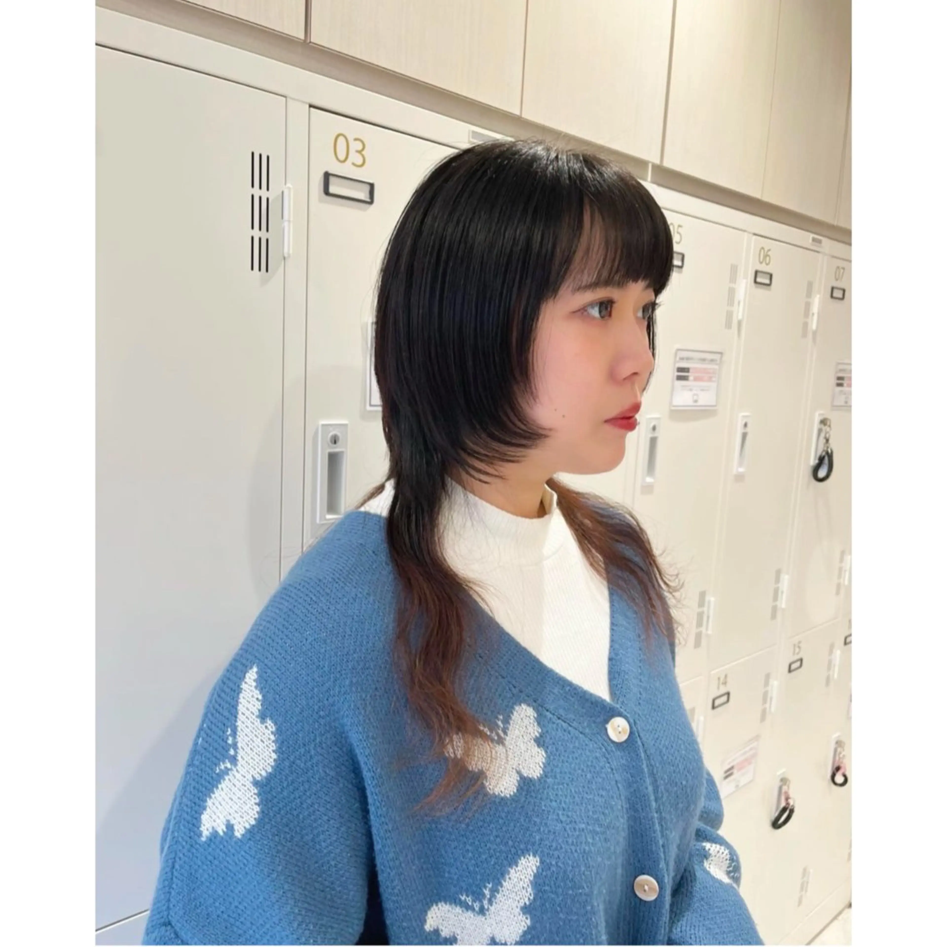 セミロング ヘアアレンジ 韓国ヘア 🎀中川綾乃🎀のヘアスタイル