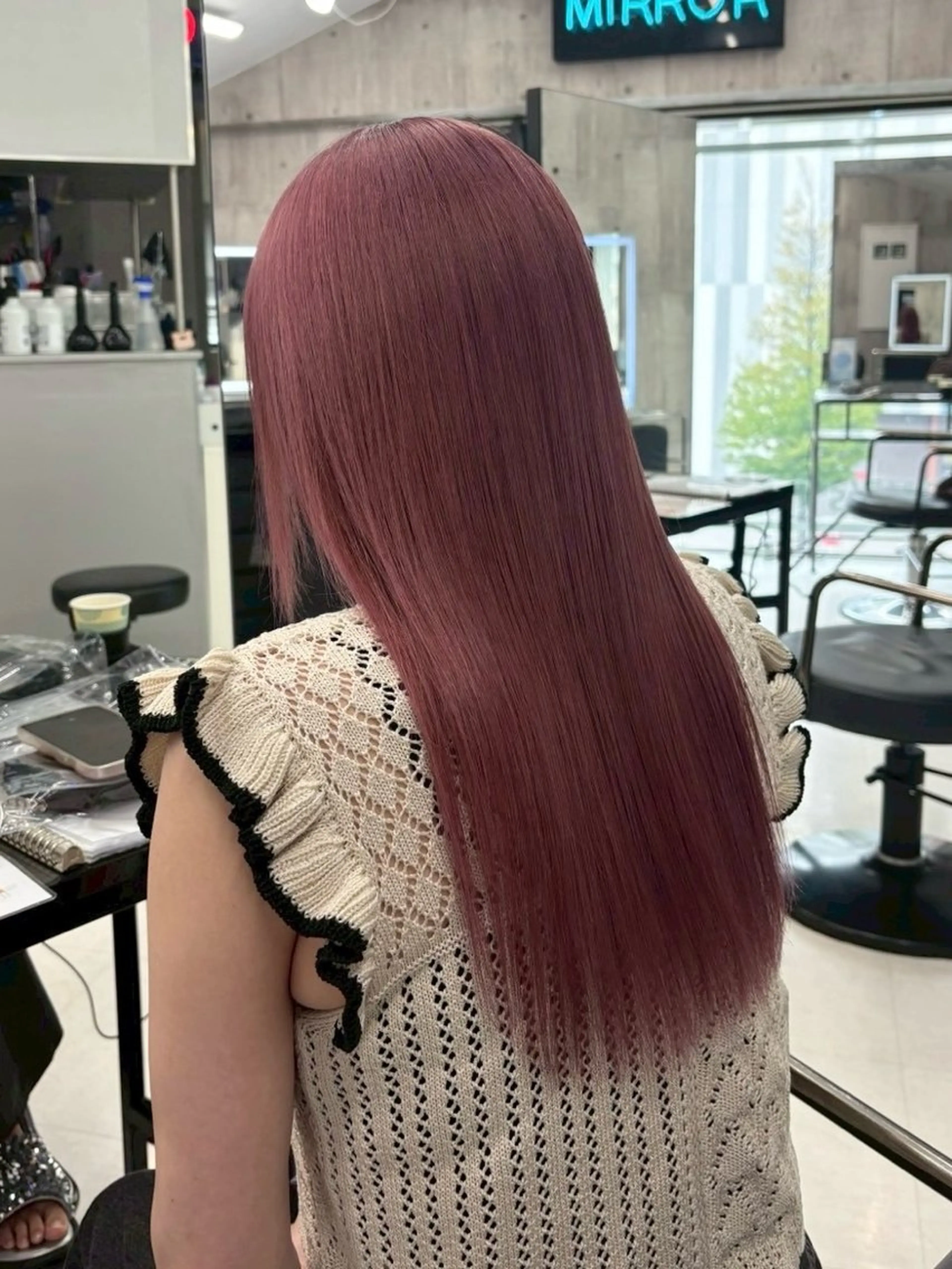 ロング カラー パーマ ヘアアレンジ メンズ キッズ ヘアカラー トリートメント レイヤー×ハイトーン / mihana🪐のヘアスタイル