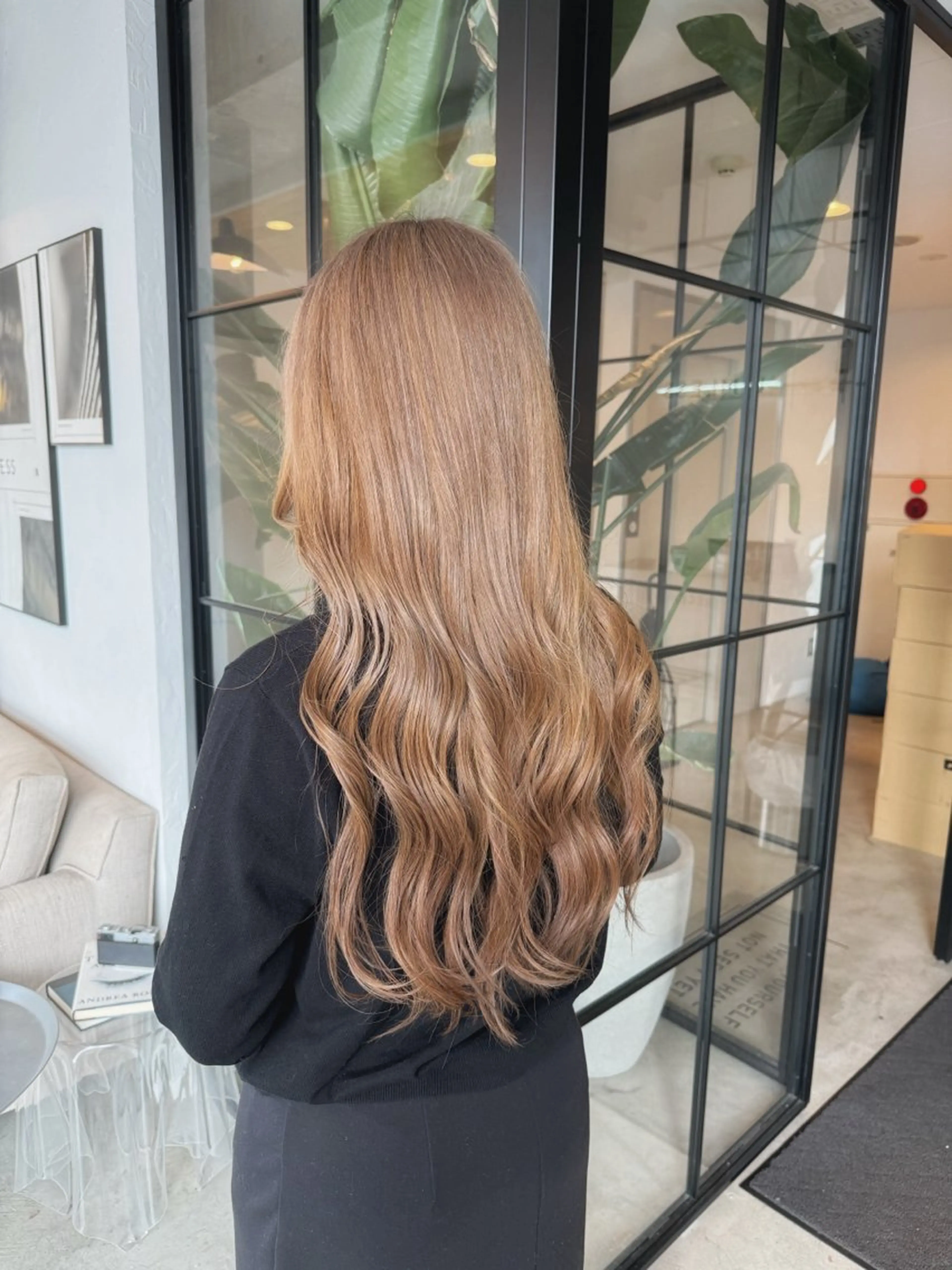 ロング ヘアカラー トリートメント ベージュカラー/新潟 カラー特化/落合優吾のヘアスタイル